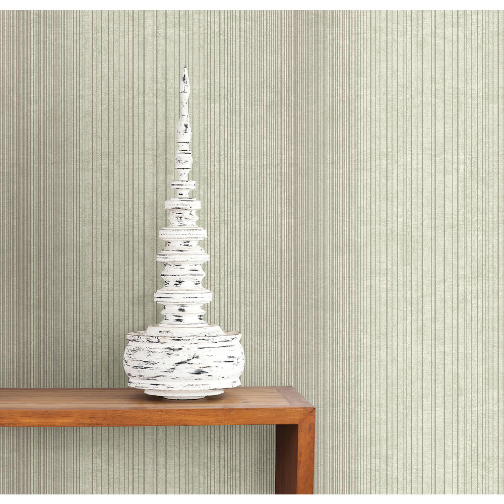 Insight Light Grey Stripe Wallpaper