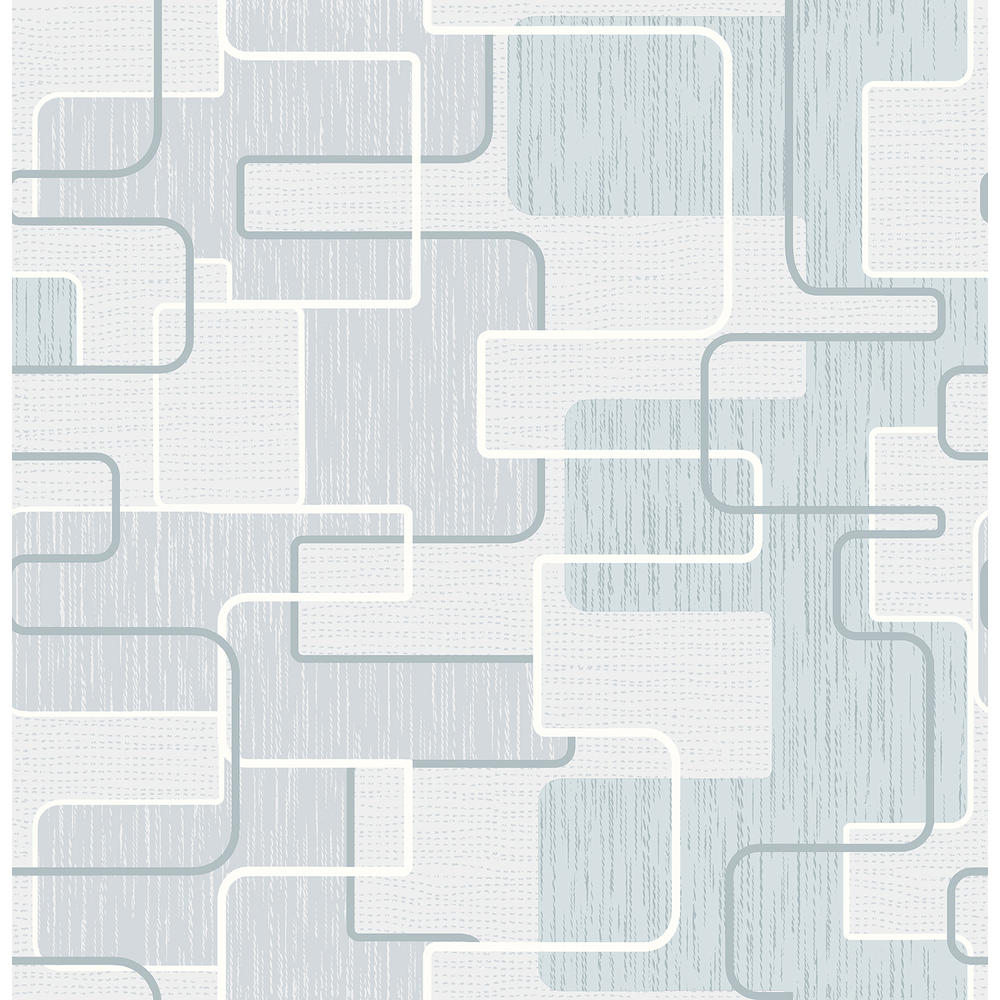 Integrate Blue Geometric Wallpaper