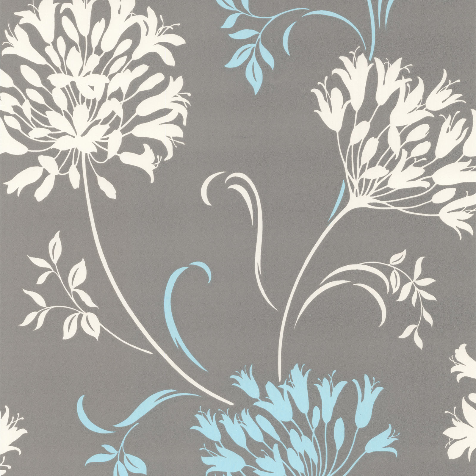 UPC 091212015661 product image for Accents Nerida Floral Silhouette Wallpaper - Color: Light Grey | upcitemdb.com