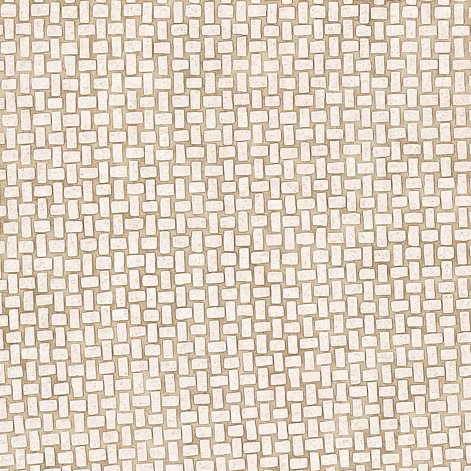 Tasca Taupe Tiles Wallpaper