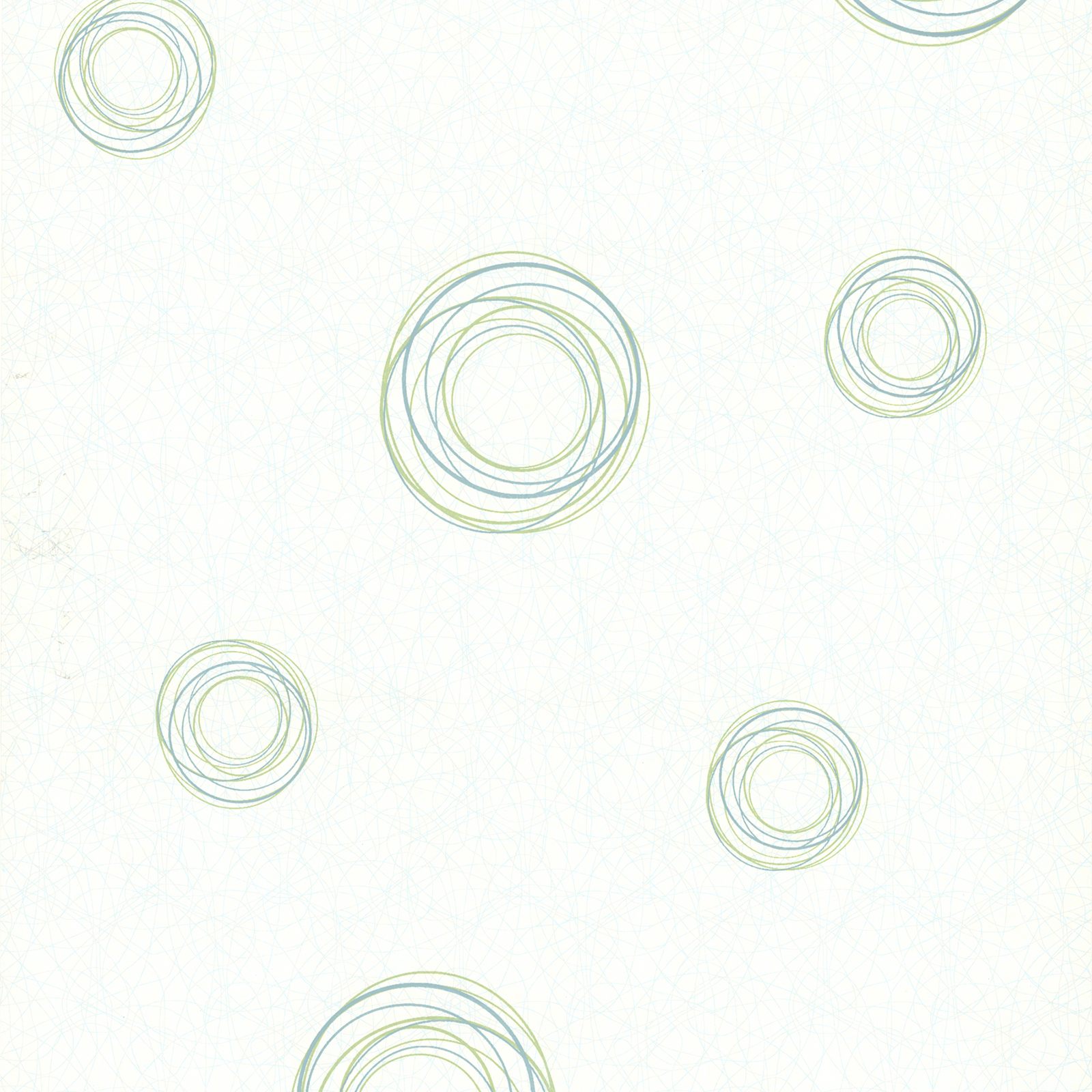 Astro Aqua Geometric Scribble Wallpaper