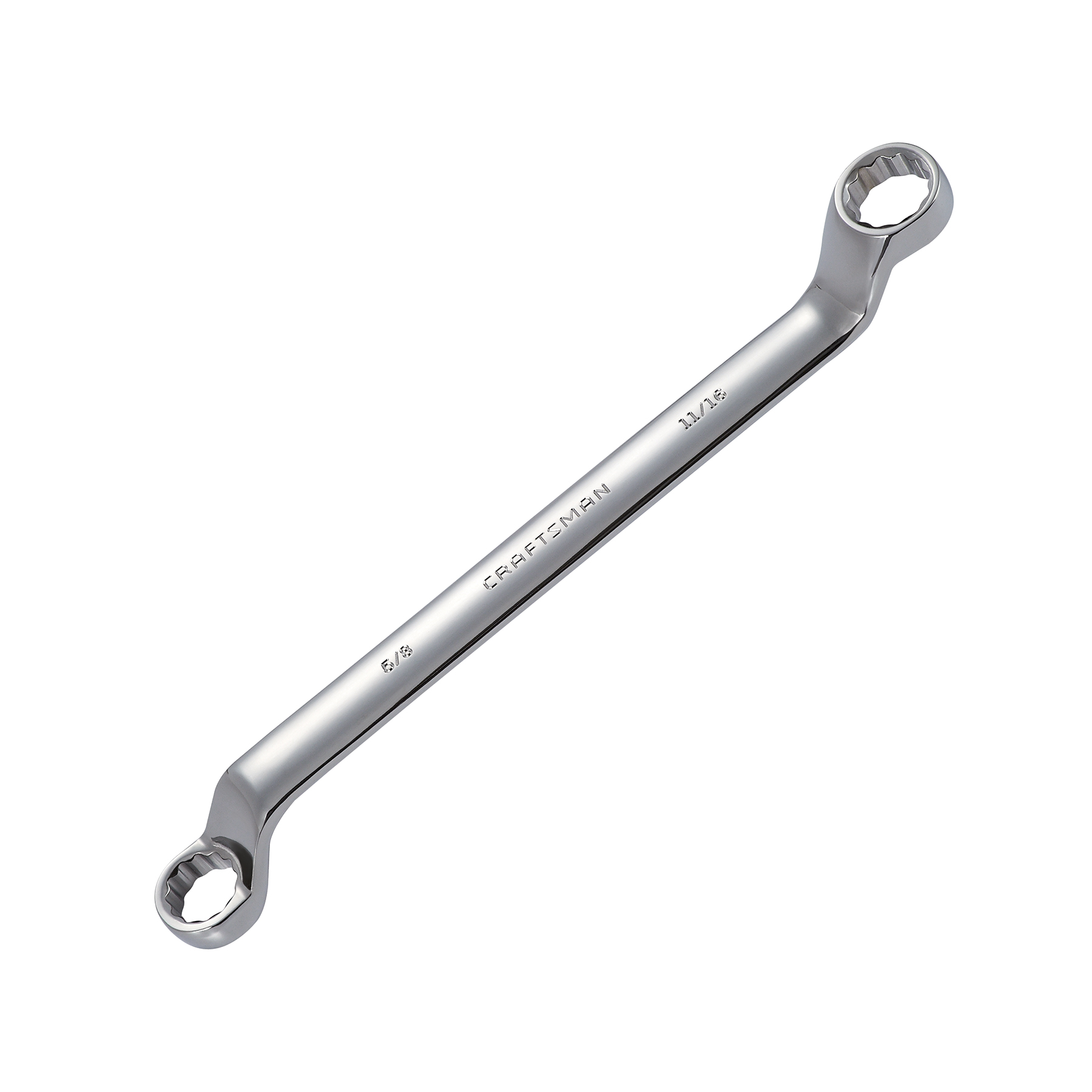UPC 714994443186 product image for 5/8 x 11/16 in. Full Polish Deep Offset Wrench  12 pt. Box End | upcitemdb.com
