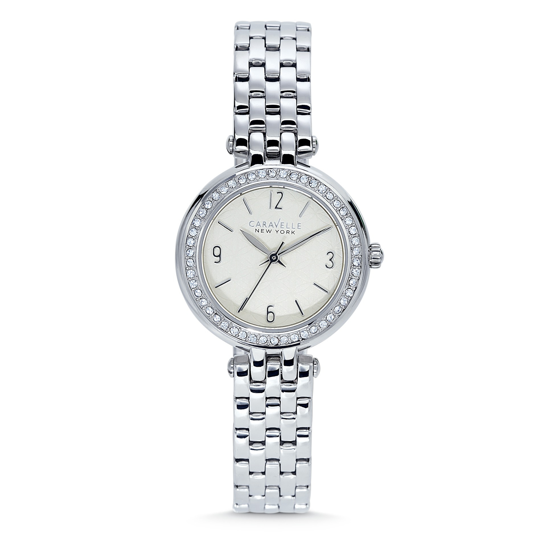 Ladies Caravelle Crystal Dress Watch, Women's