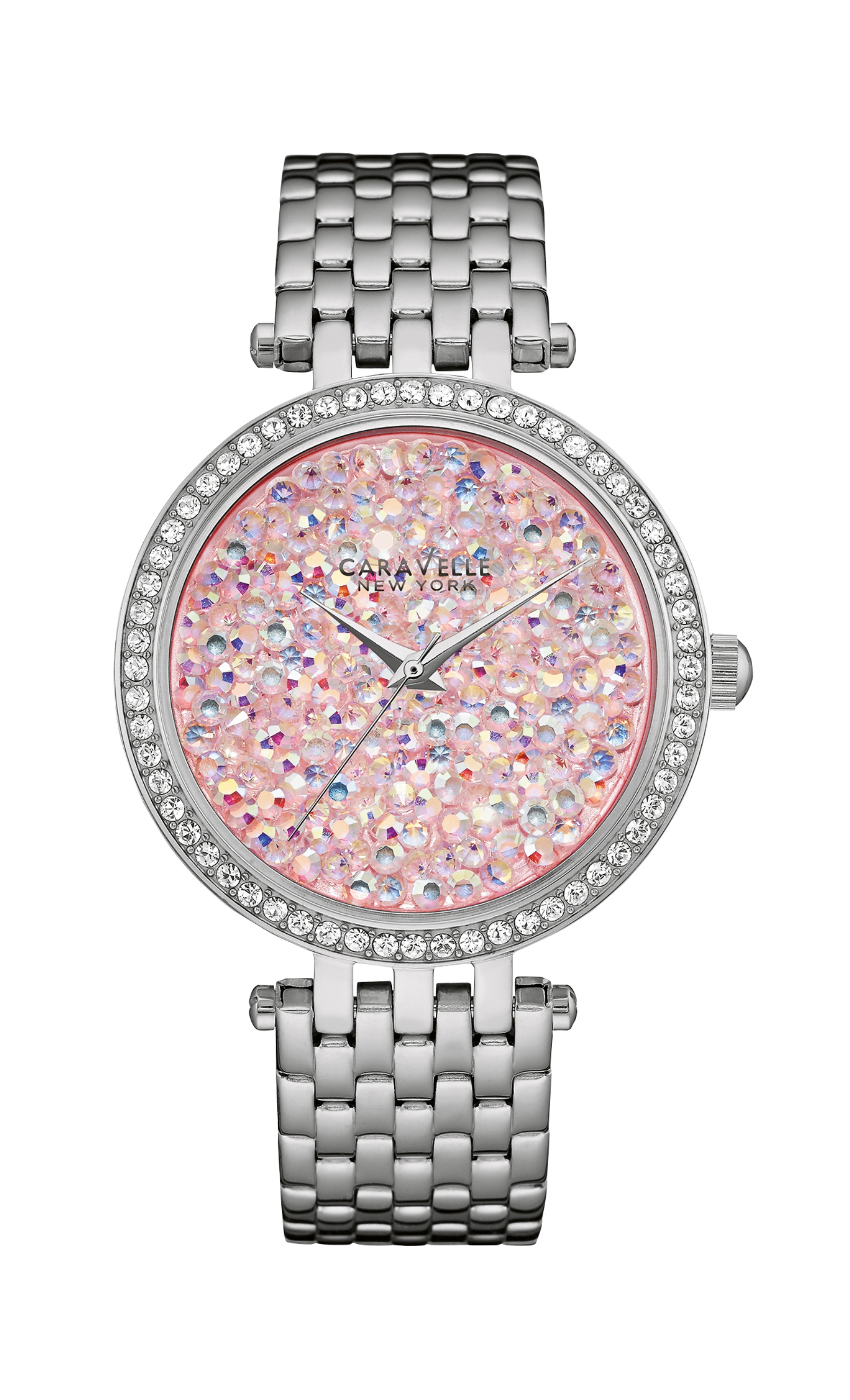CHEAP Ladies Caravelle Stainless Steel Crystal Strap Watch, Women's NOW