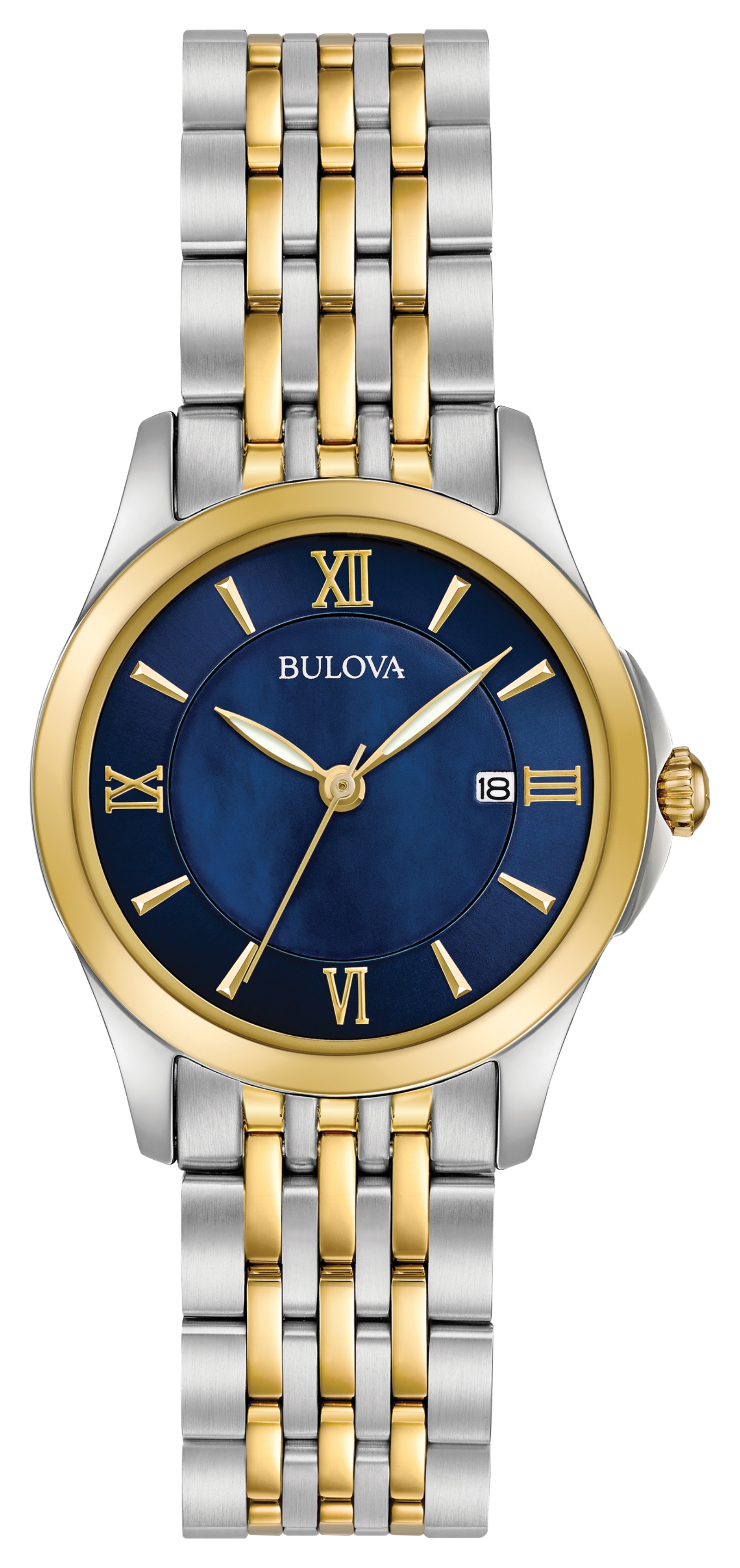 Bulova Ladies' Two Tone Stainless Steel Watch Stainless Steel Watches For Women