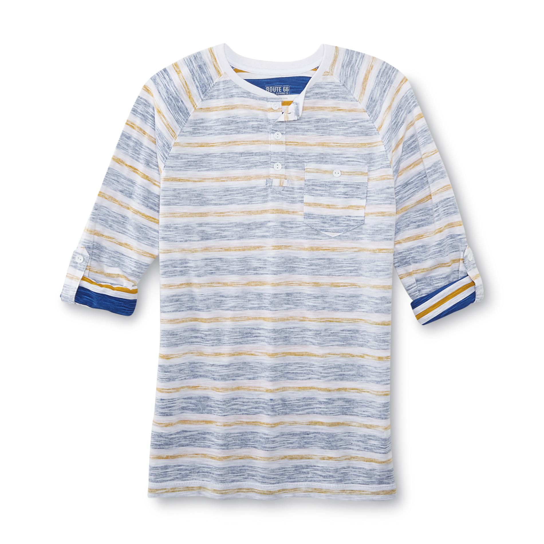 Boy's Henley Shirt - Striped