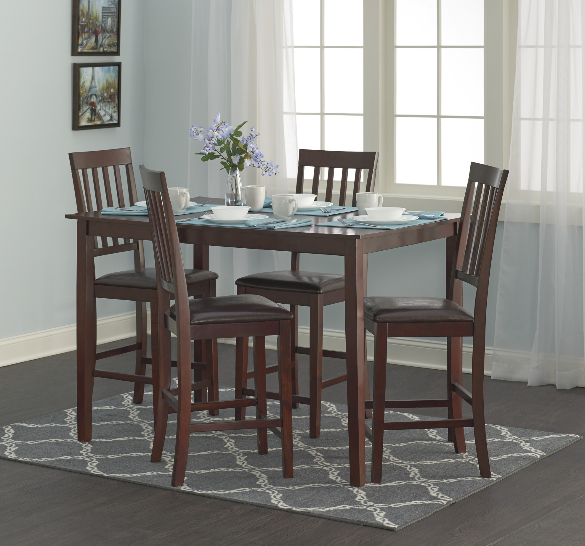 Upc 753793945583 Essential Home Cayman 5pc High Top Dining Set
