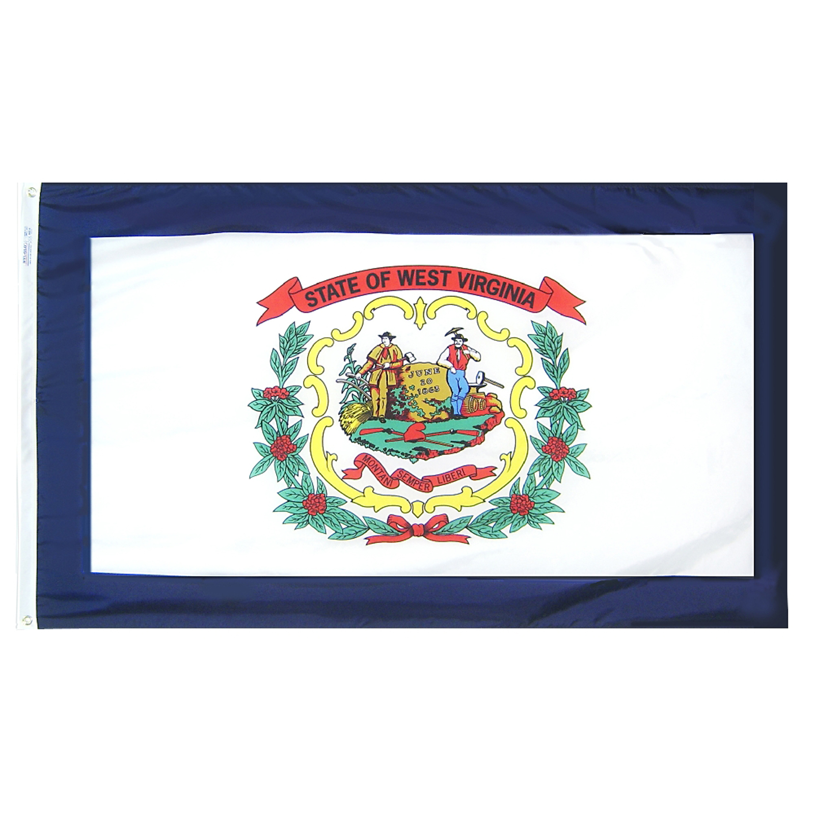 Annin Flagmakers West Virginia State Flag 4' x 6' Nylon,