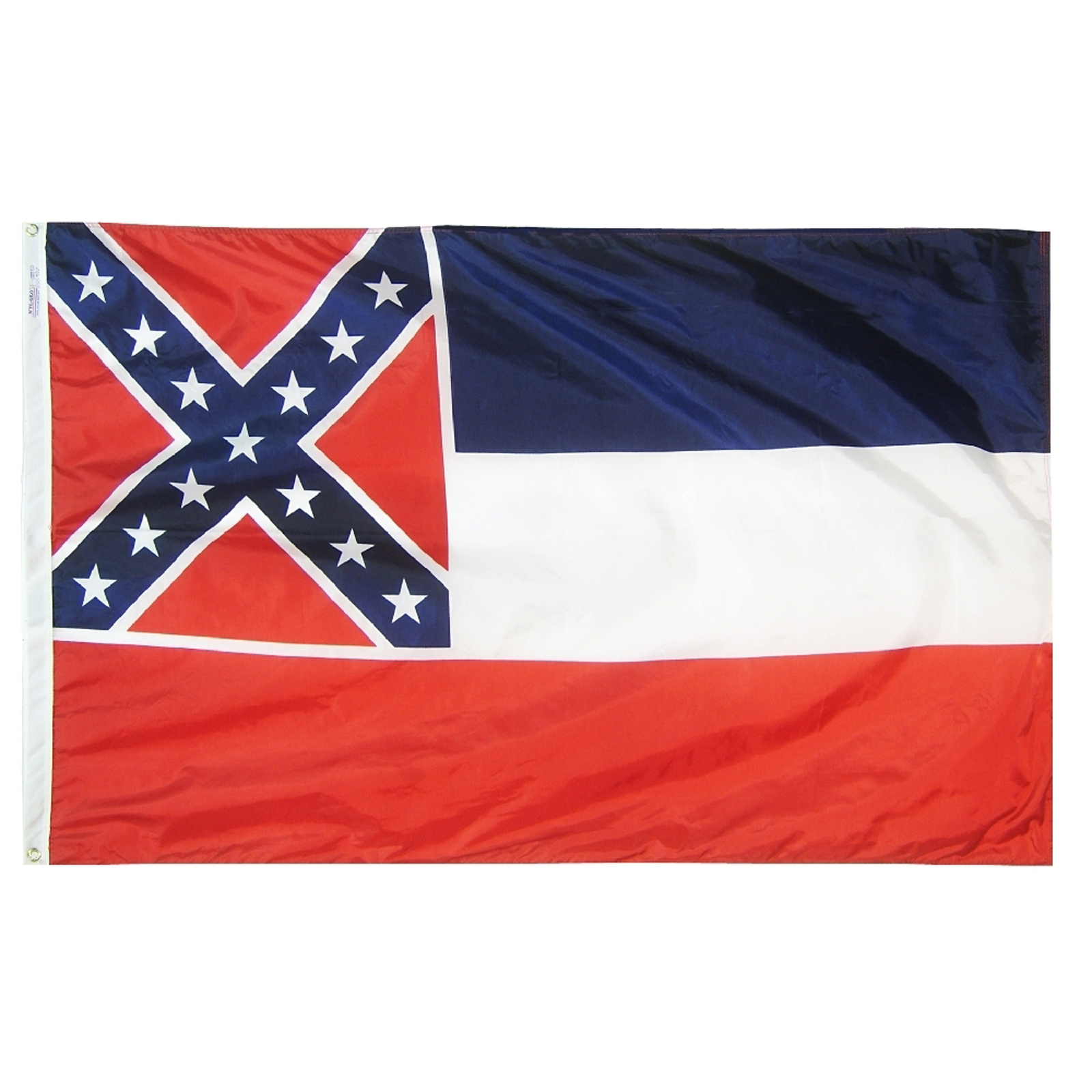 Annin Flagmakers Mississippi State Flag 3' x 5' Nylon,