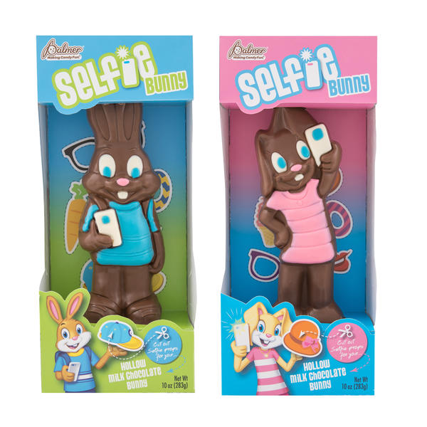    Palmer Hollow Milk Chocolate Selfie Bunnies, 10 Oz.