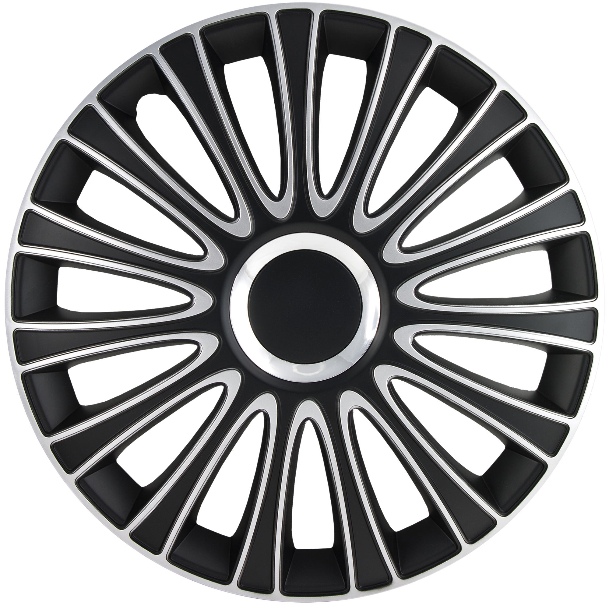 Alpena 16 inch Le Mans Silver/Black Wheel Cover Kit (4 Pack) Shop