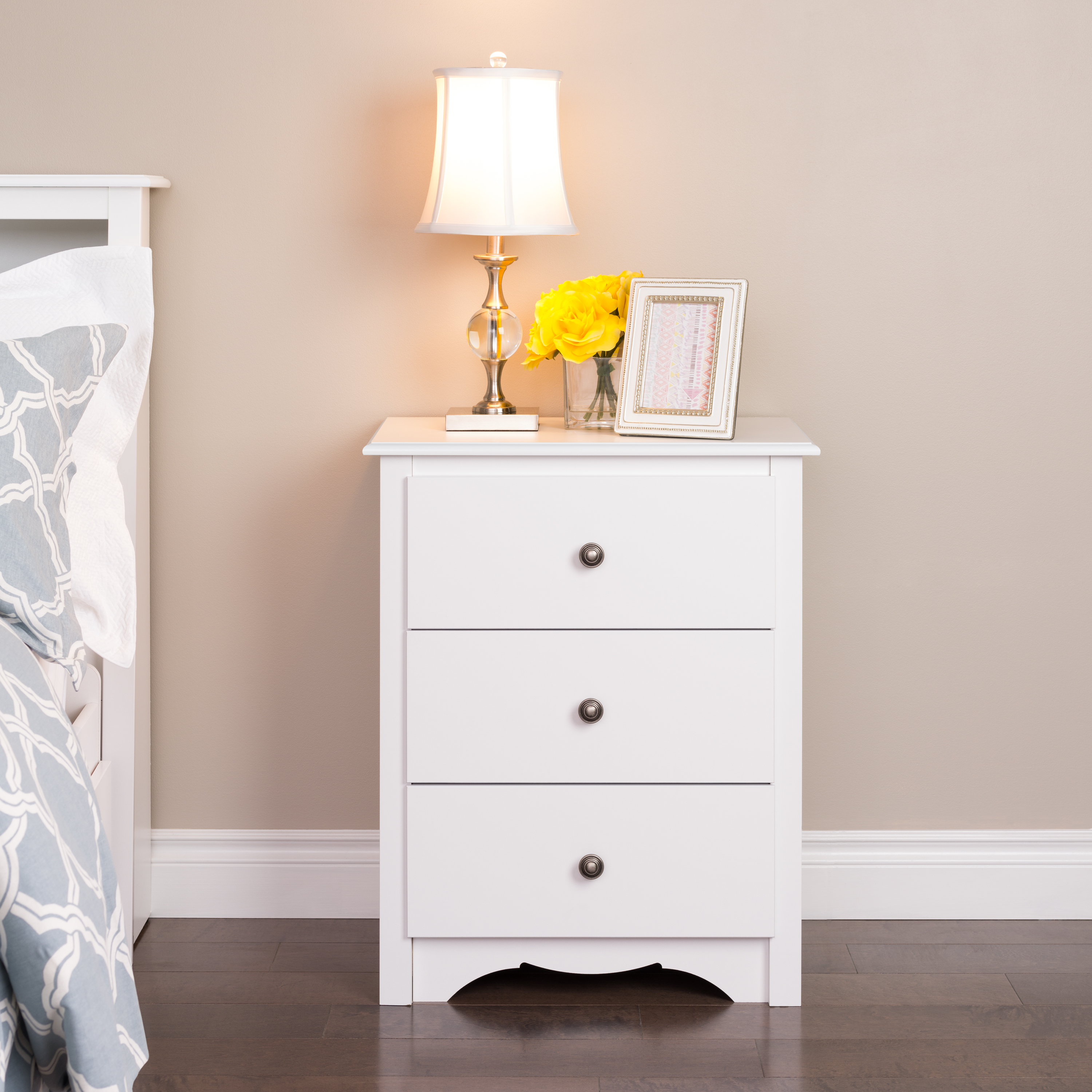 Prepac Manufacturing Ltd Monterey 3 Drawer Tall Nightstand