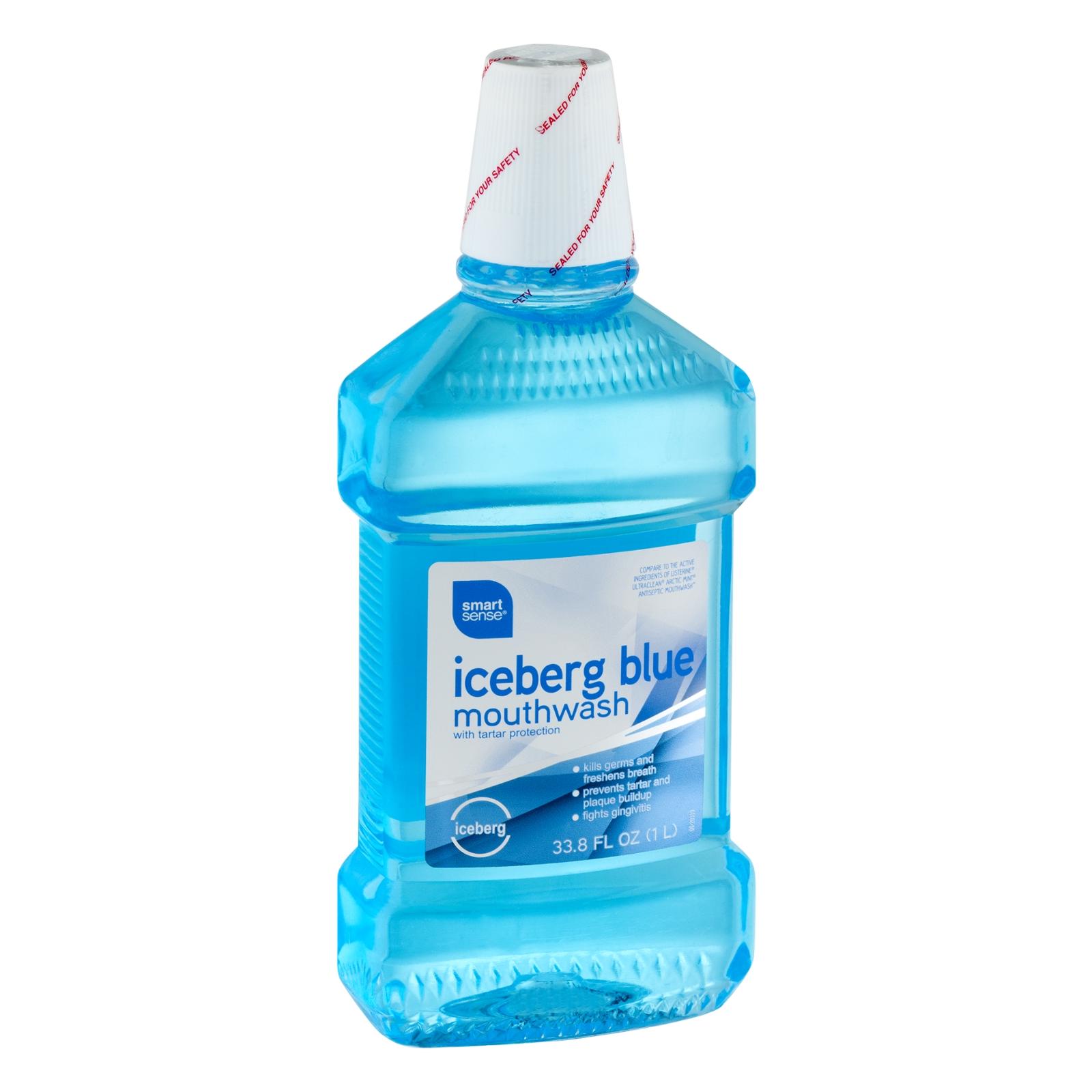Smart Sense Iceberg Blue Mouthwash 33.8 FL OZ Shop Your Way Online