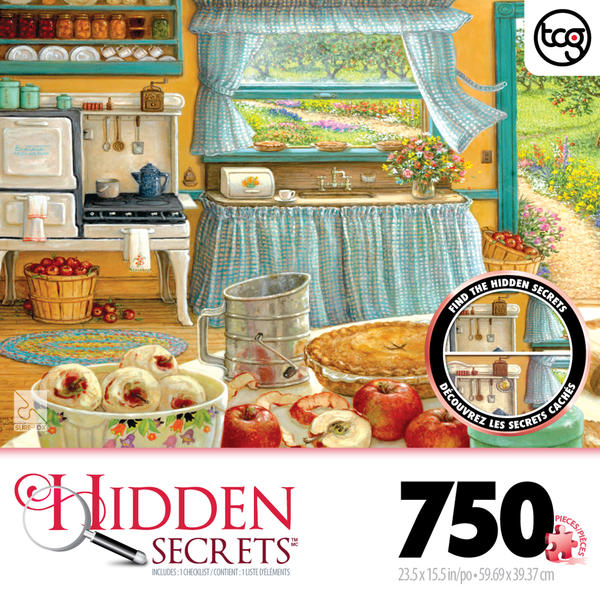 TOG 750Piece Hidden Secrets Puzzle Warm Apple Pie Toys & Games