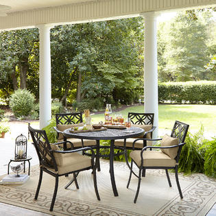 Jaclyn Smith Marion 4 Cushion Dining Chairs - Neutral ...