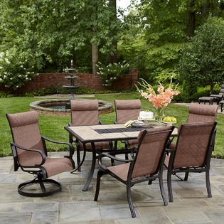 Jaclyn Smith Marion 6 Dining Chairs- Red - Outdoor Living ...