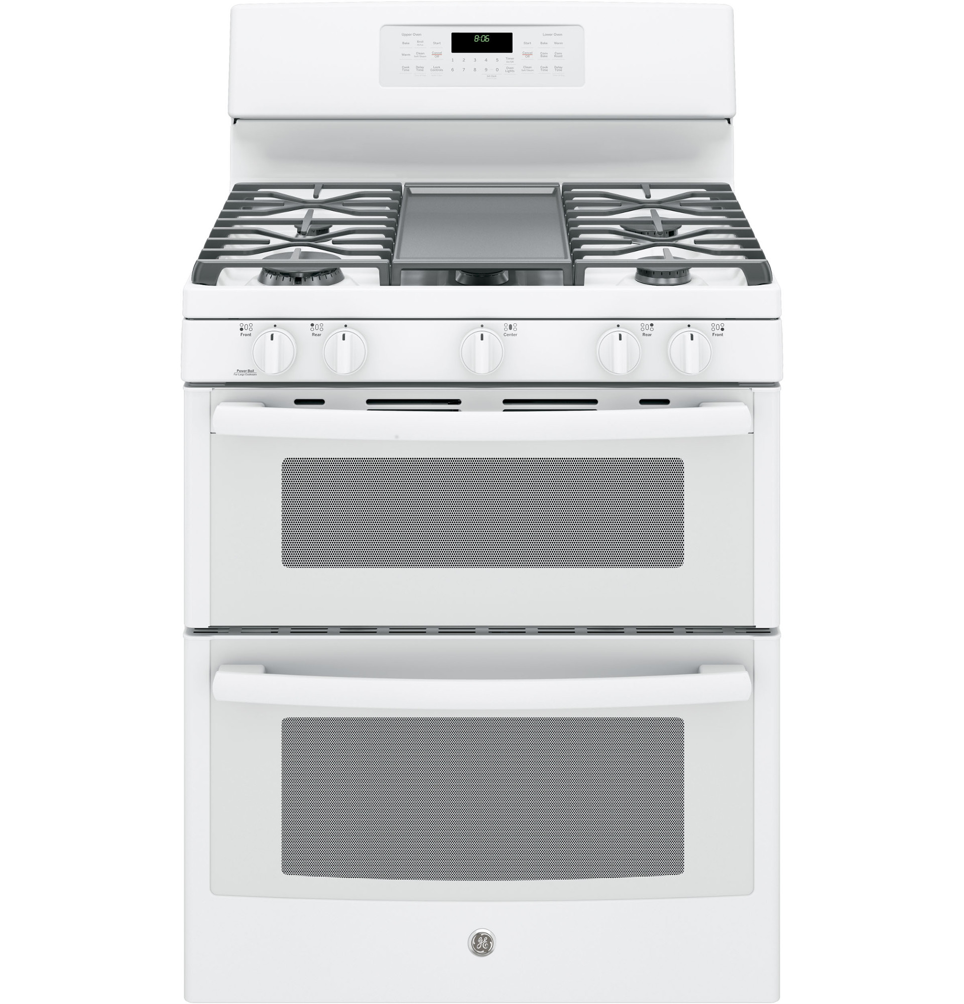 GE Appliances JGB860DEJWW 6.8 cu. ft. Freestanding Gas Double Oven