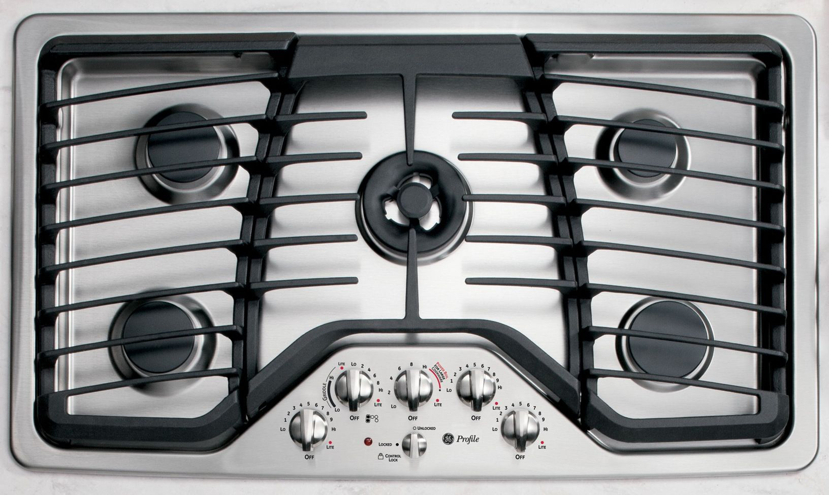 Ge Profile Pgp986setss 36 Gas Cooktop Stainless Steel Sears Outlet