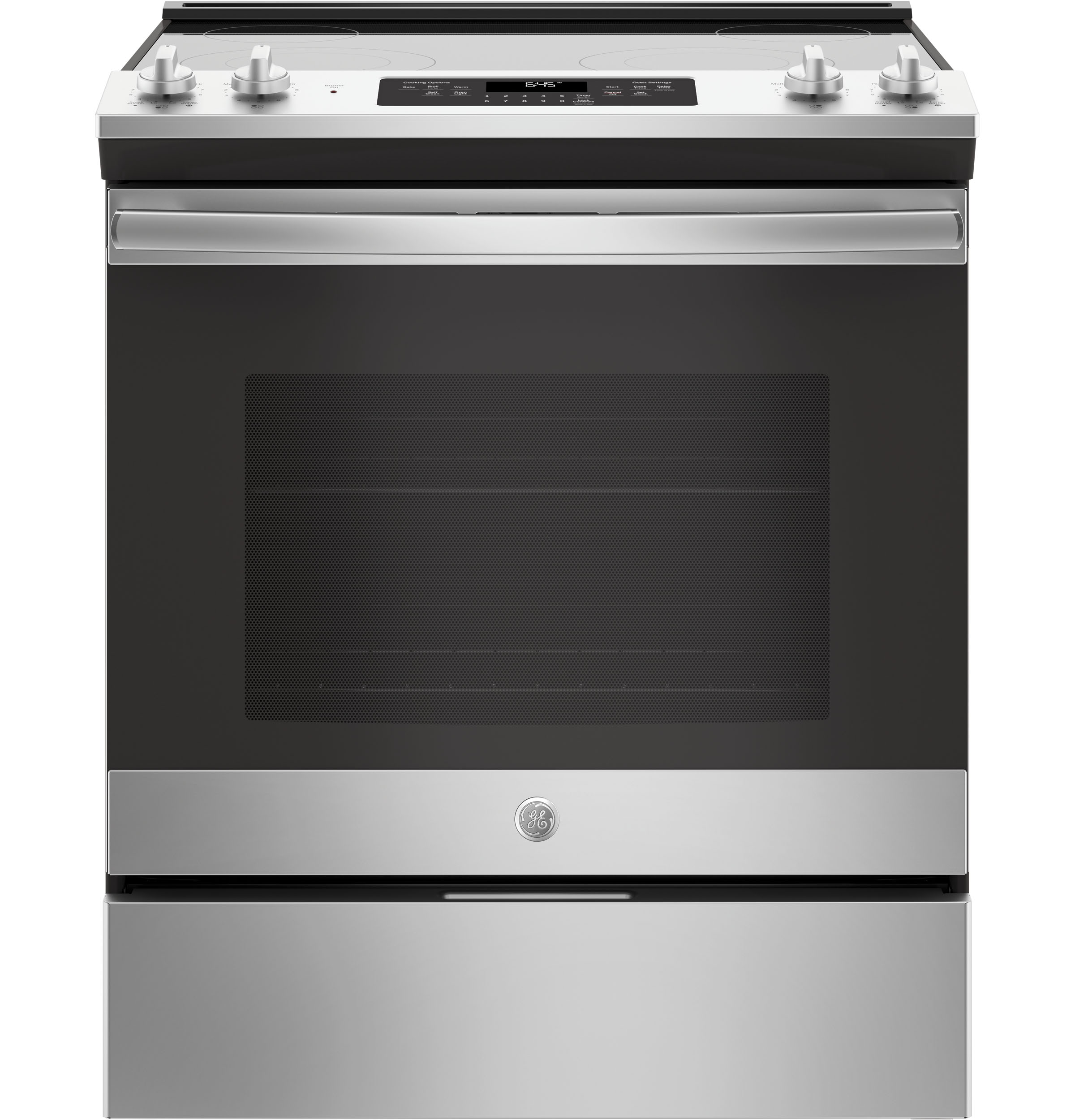 GE Appliances JS645SLSS 30" SlideIn Electric Range Stainless Steel