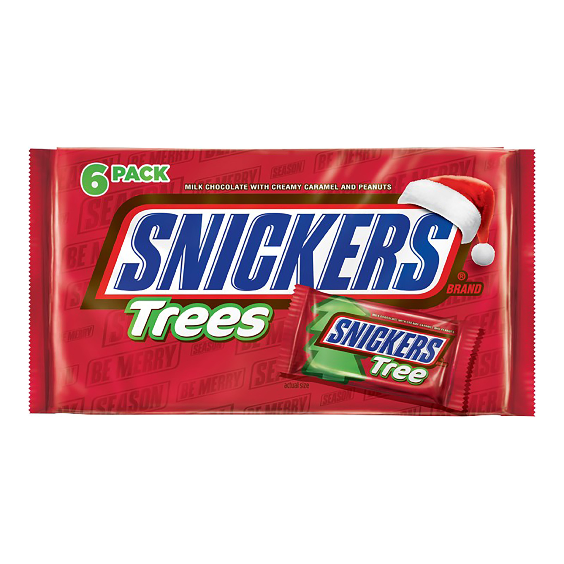 UPC 040000493853 product image for Snickers Trees Candy Bars, 6 pk | upcitemdb.com