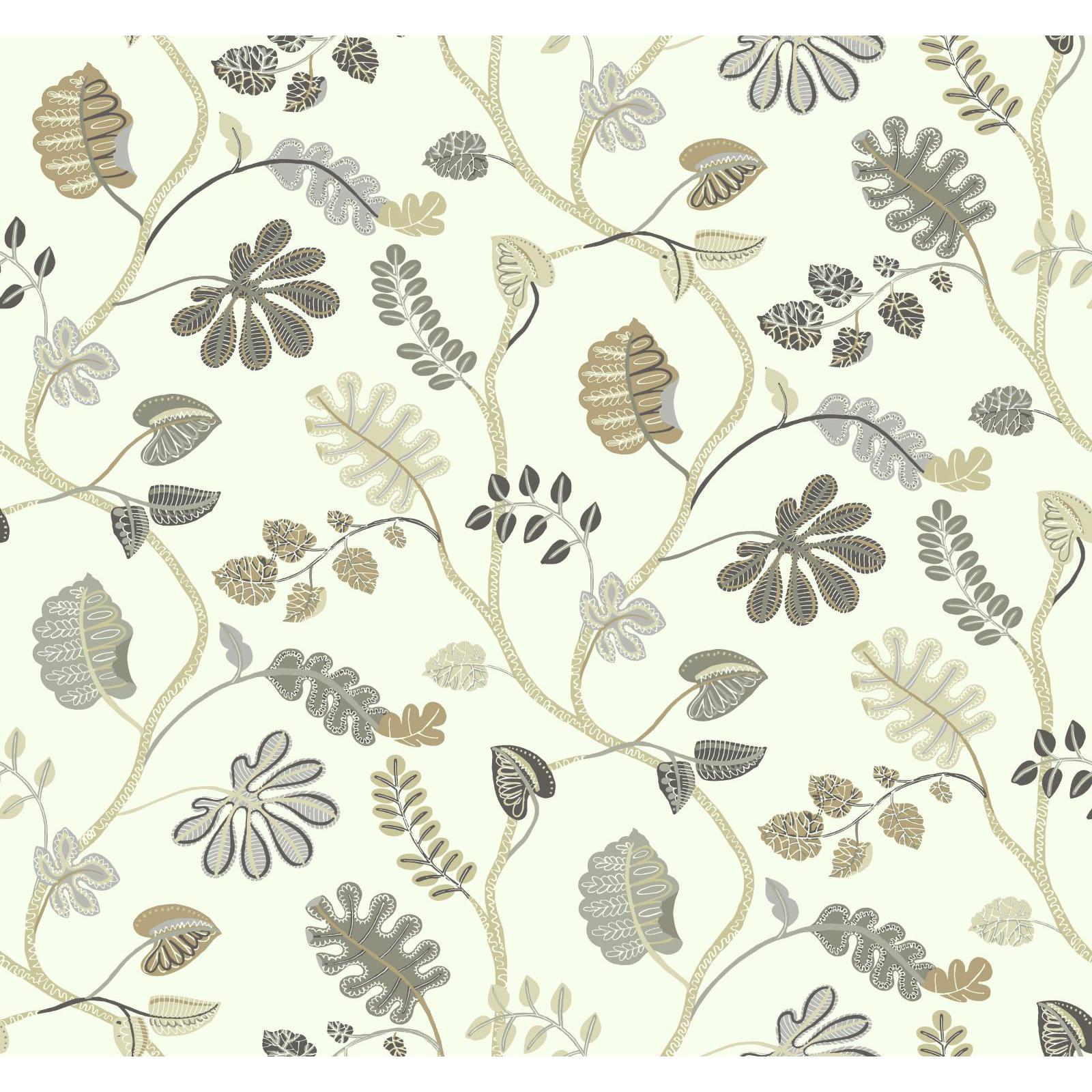 York Wallcoverings Waverly Small Prints A New Leaf Wallpaper