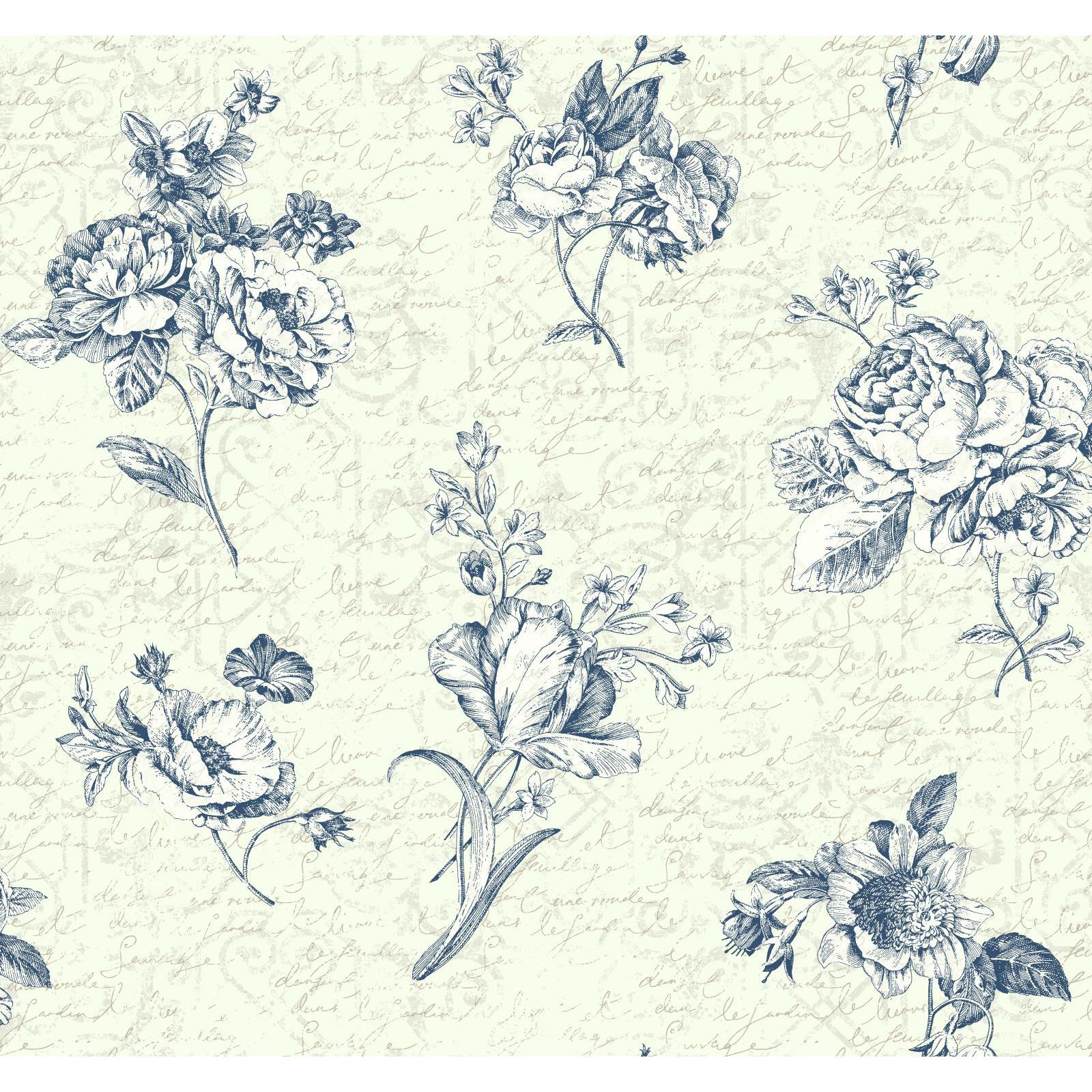 York Wallcoverings Waverly Cottage Picture Perfect Wallpaper