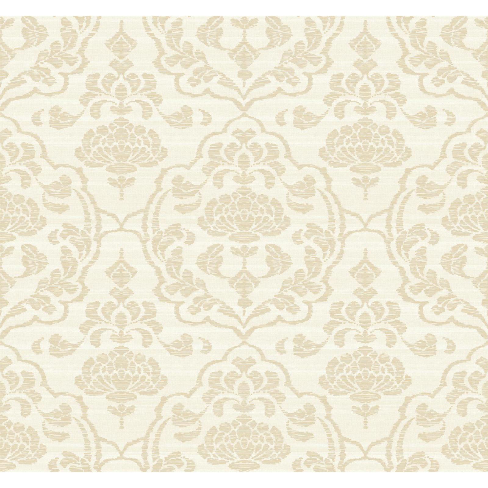 Damask Textured Wallpaper