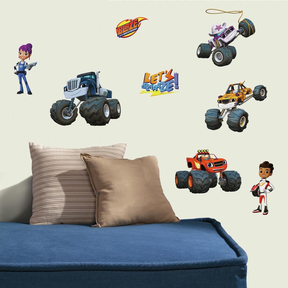 RoomMates Blaze & the Monster Machines Peel and Stick Wall Decals