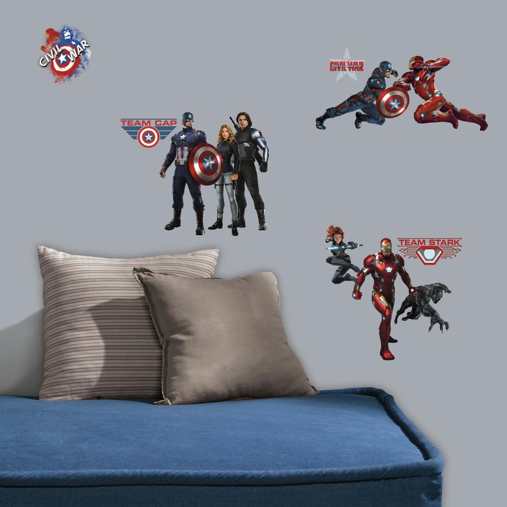 RoomMates Captain America Civil War Peel and Stick Wall Decals