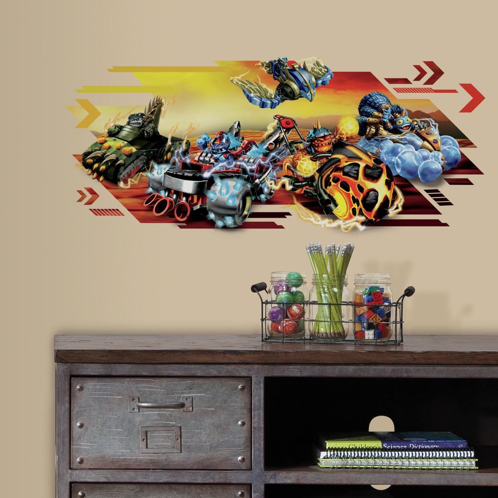 RoomMates Skylanders Superchargers Peel and Stick Giant Wall Graphic