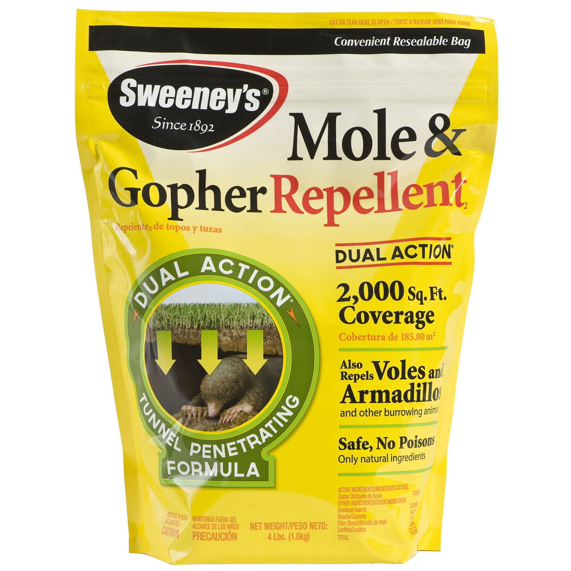 Sweeneys 4 lb. Mole and Gopher Repellent Granules Shop Your Way