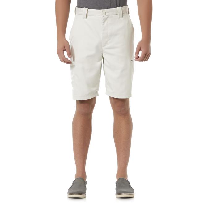 Basic Editions Men's Flat Front Shorts