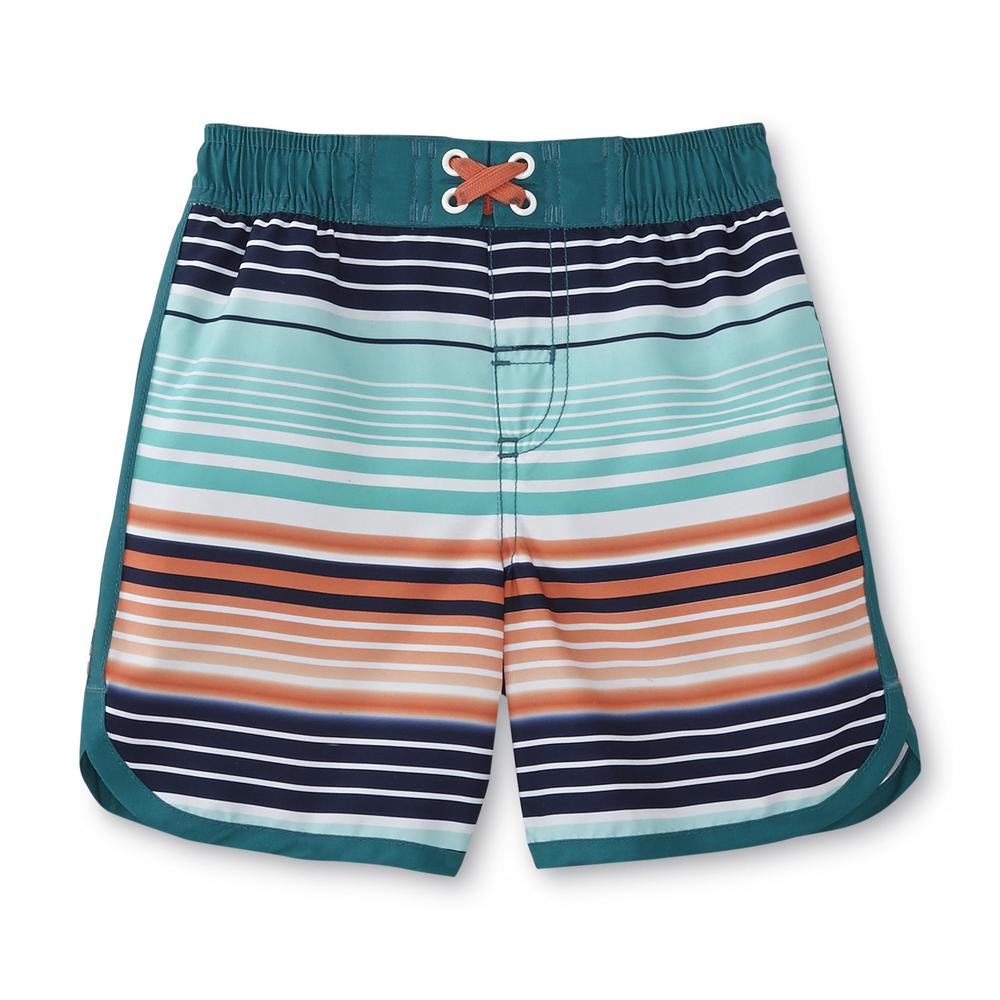 Infant & Toddler Boy's Swim Shorts - Striped