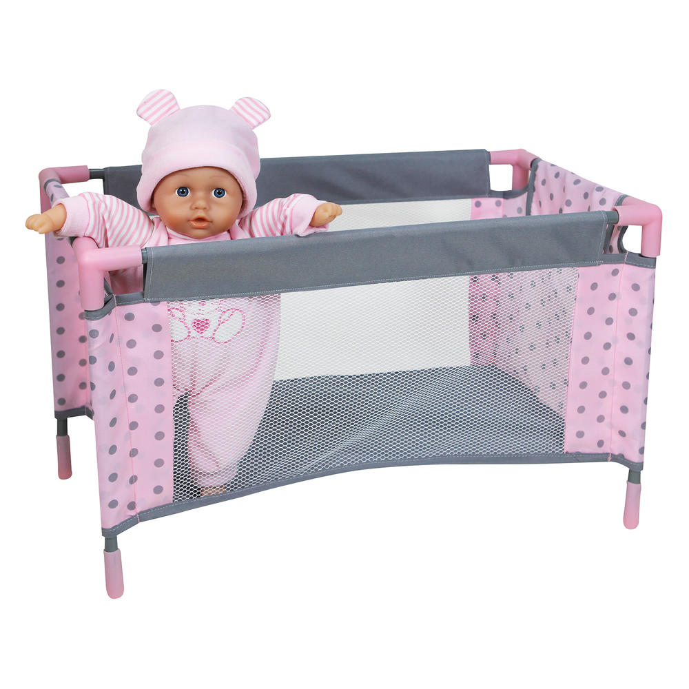 Lissi Dolls 16" Deluxe Nursery Doll Playset (Colors may vary) Toys