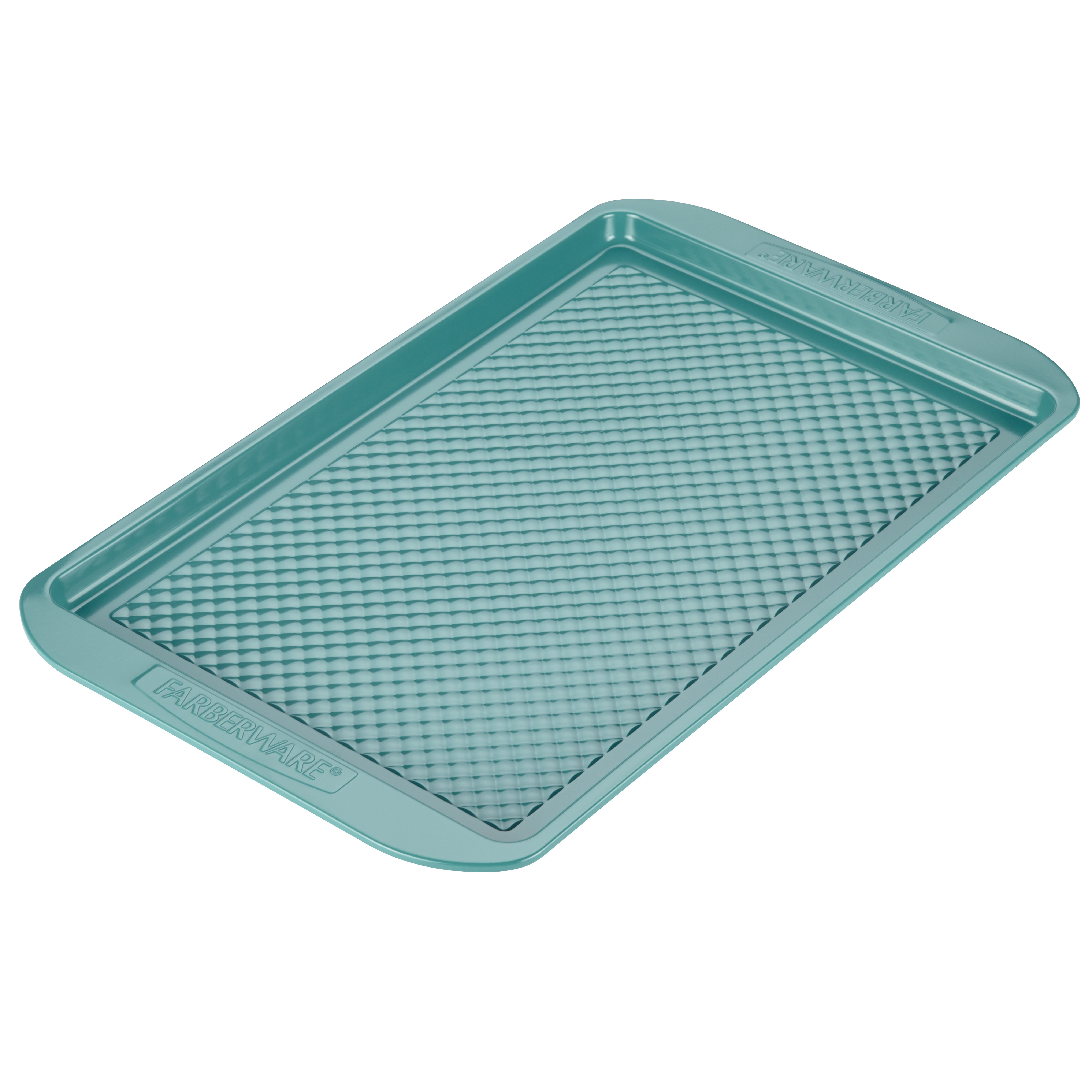 Farberware purECOok Hybrid Ceramic Nonstick Bakeware Baking Sheet & Cookie Pan, 11-Inch x 17-Inch, Aqua