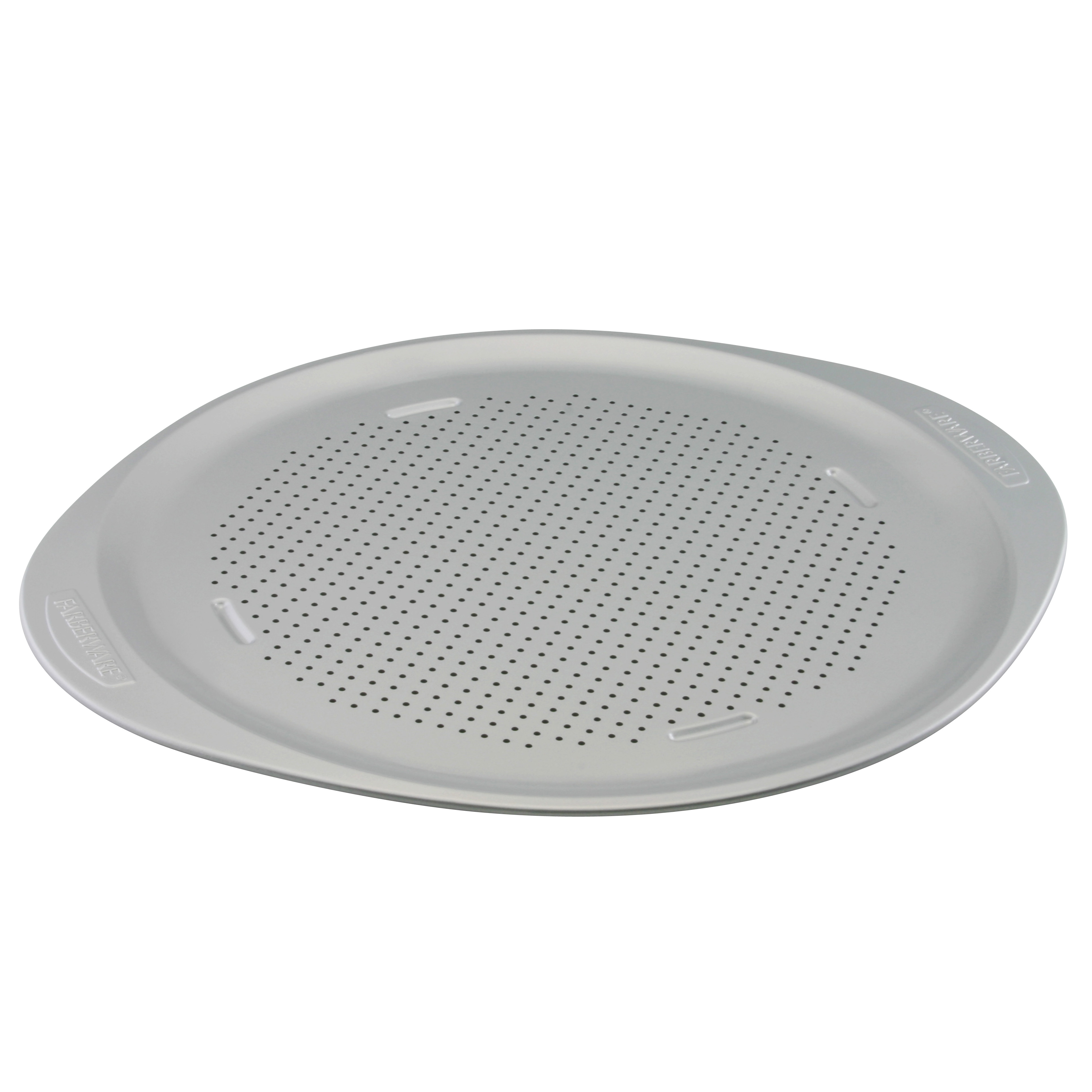 Farberware Insulated Nonstick Bakeware 15-1\/2-Inch Round Pizza Pan, Light Gray