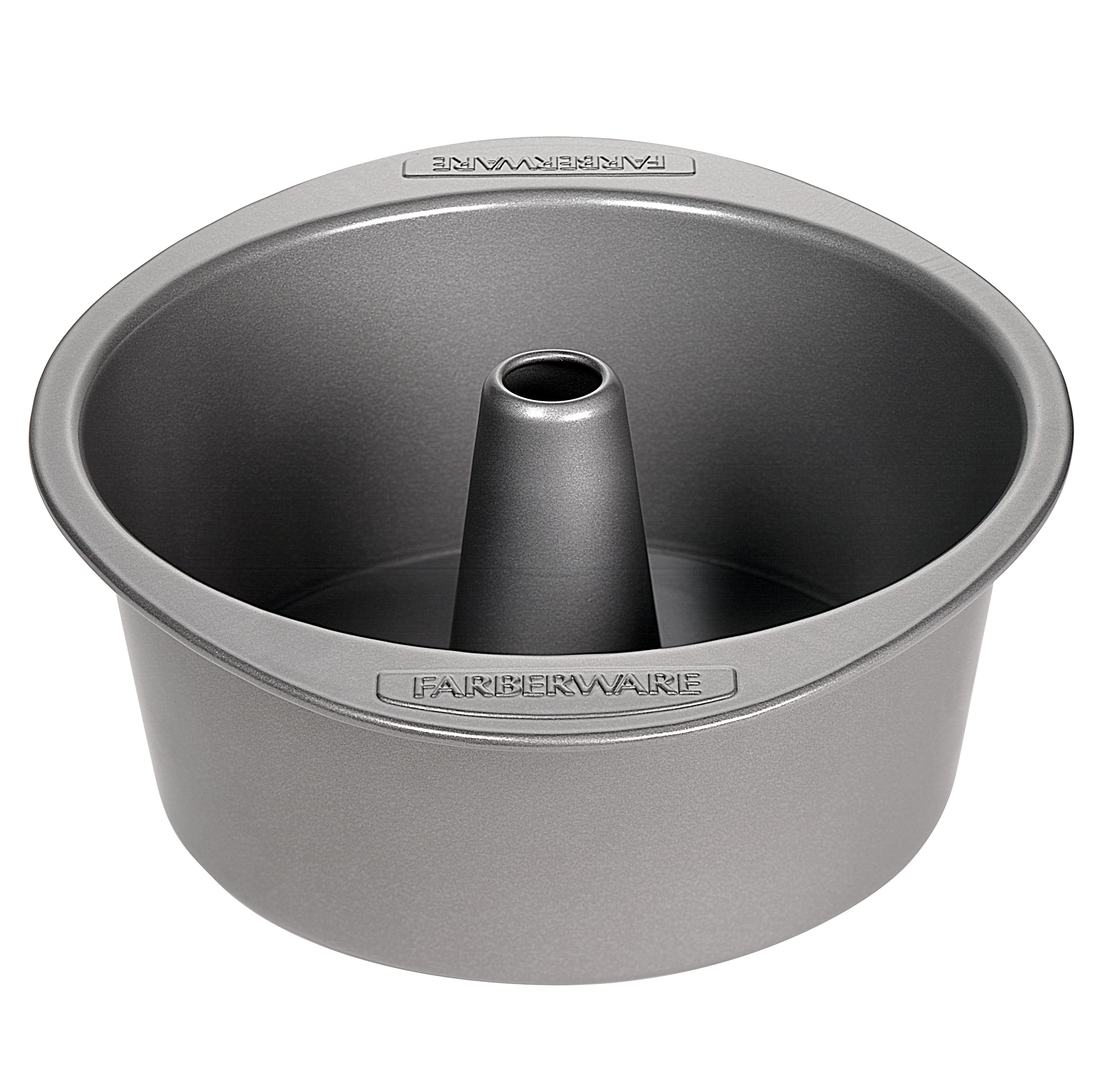 Farberware Nonstick Bakeware 10-Inch Angel Food Pan, Gray