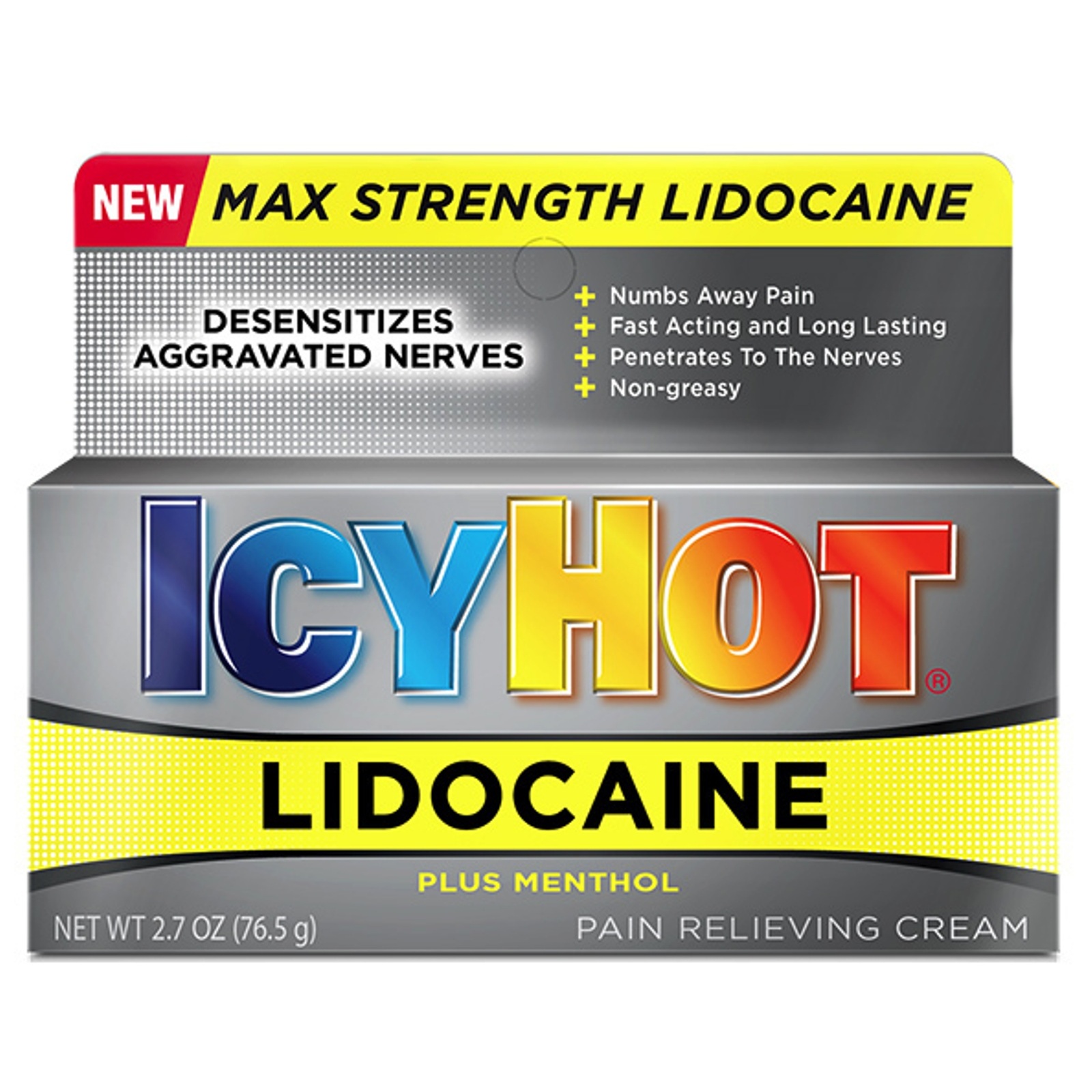 UPC 041167171004 Icy Hot Lidocaine Cream 2.7 oz