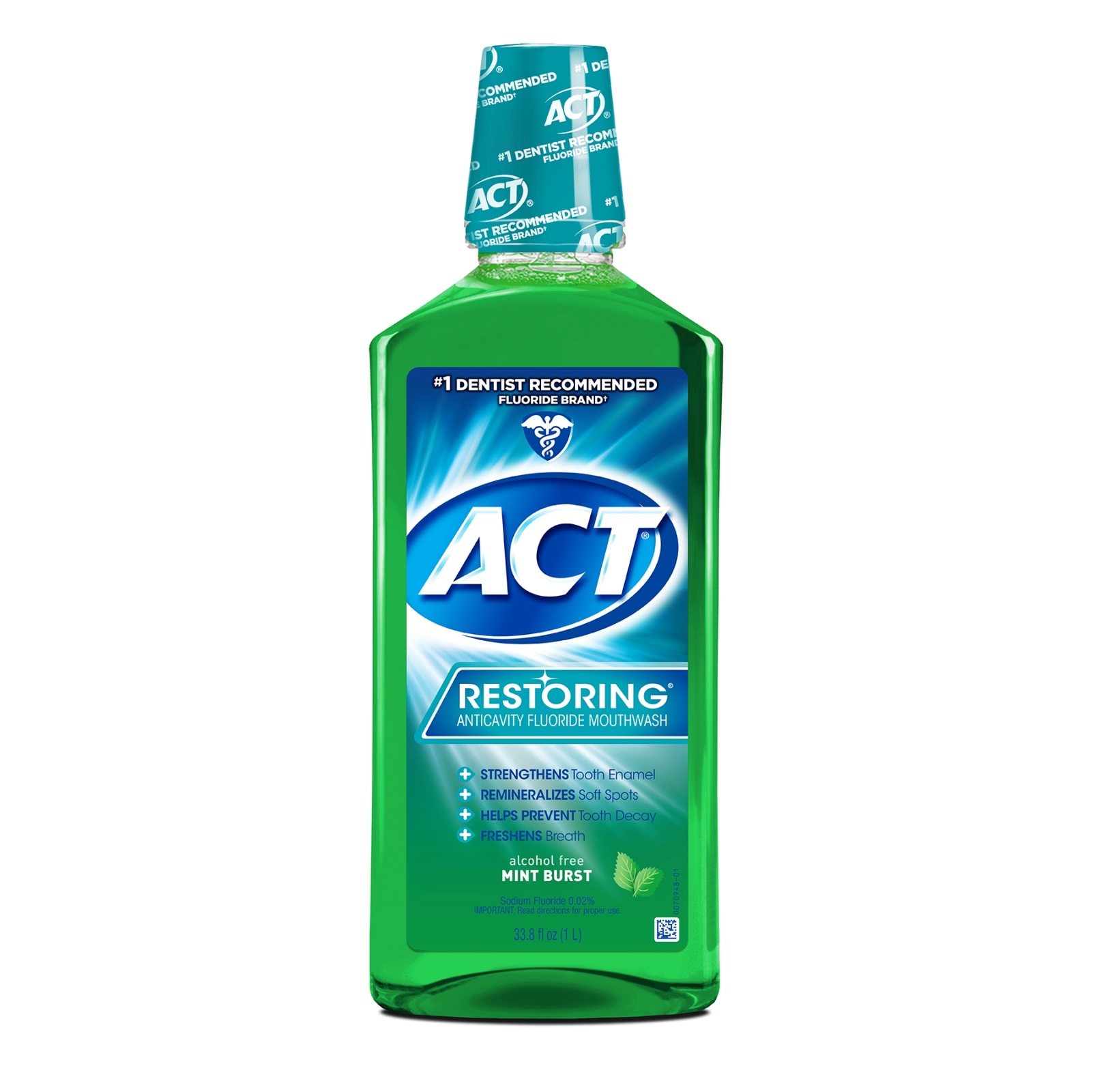 UPC 041167097830 product image for Restoring Alcohol free Anticavity Flouride Mouthwash 33.8 fl oz | upcitemdb.com