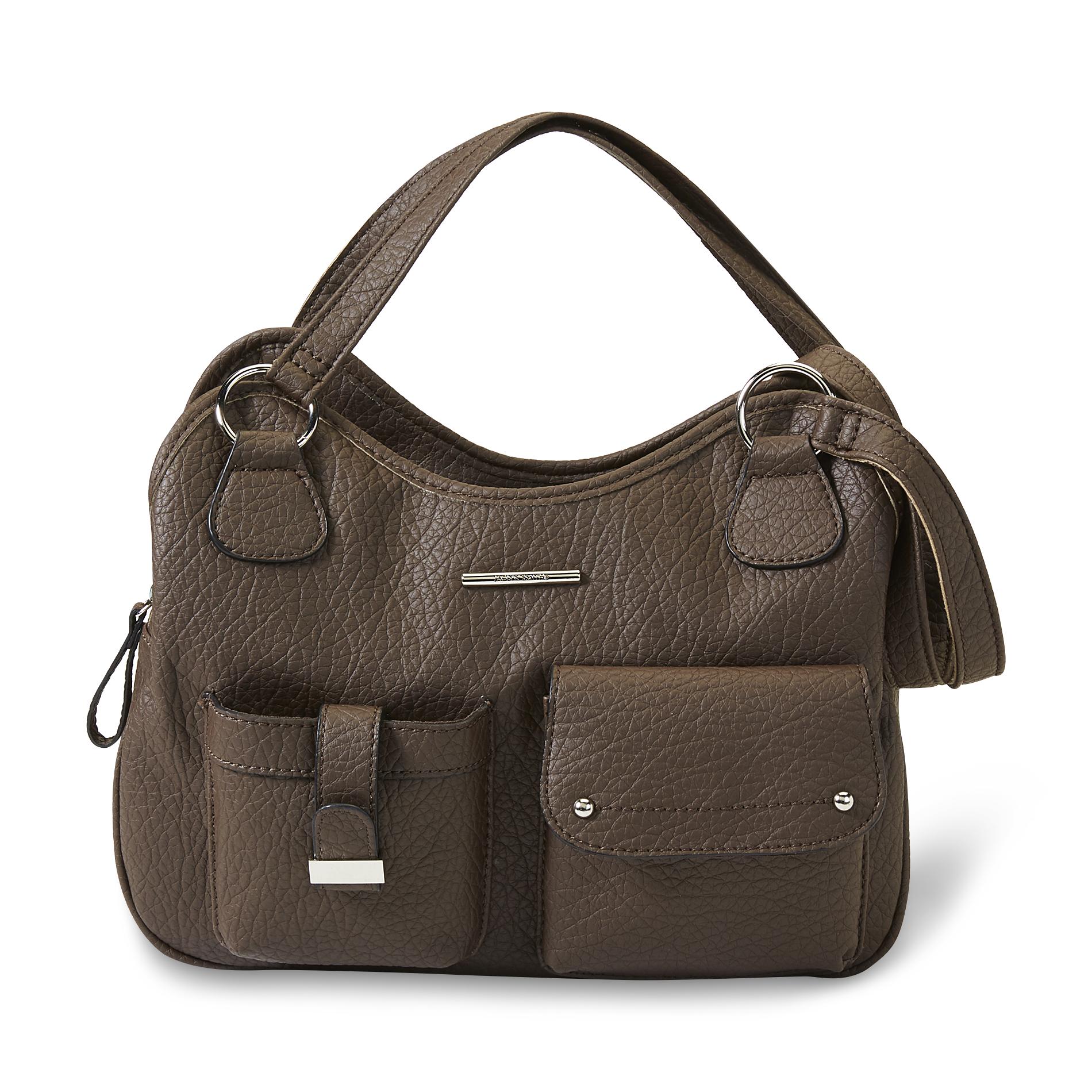 Side Pockets Shoulder Handbag