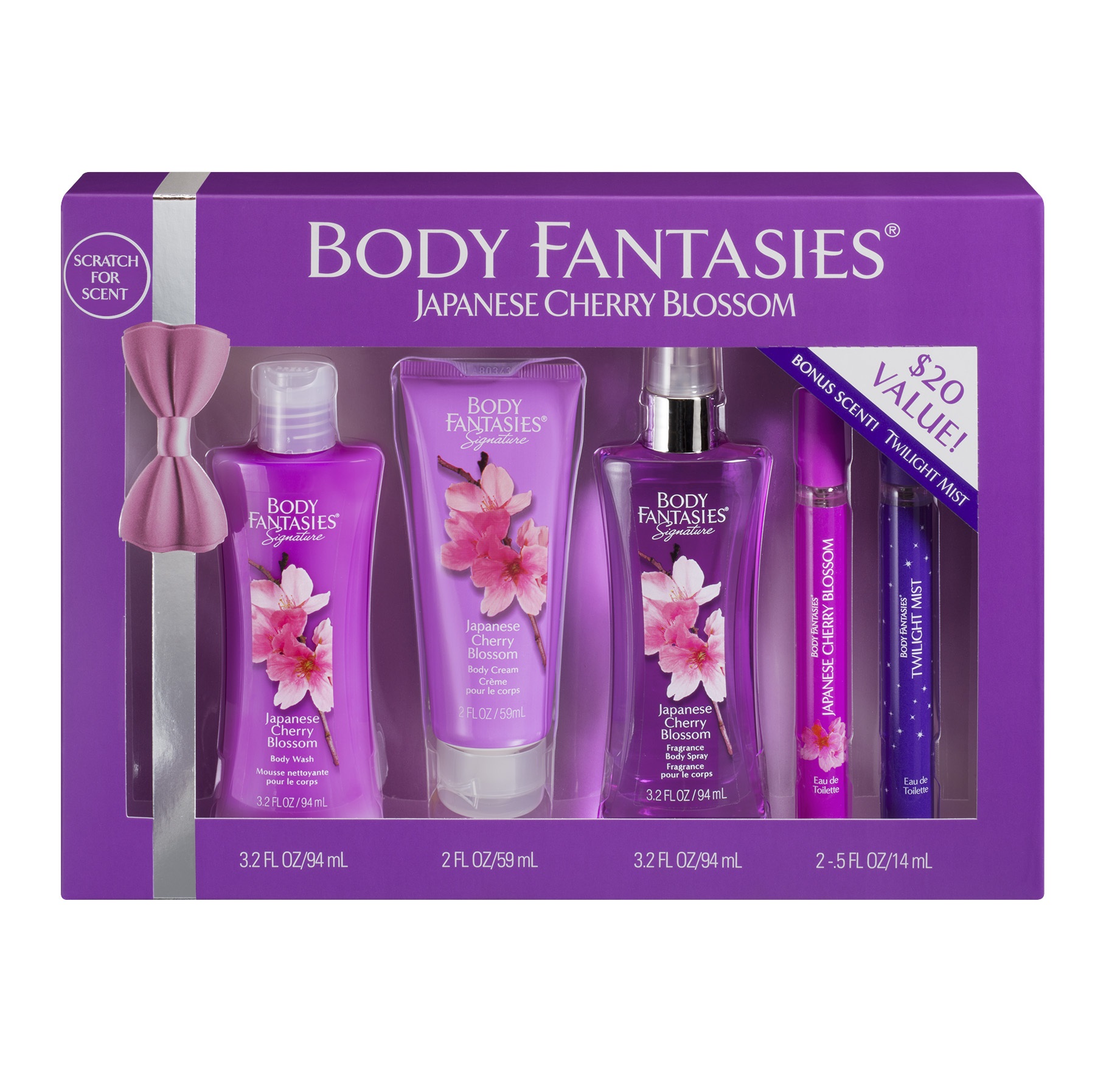 Body Fantasies 5pc Gift set Japanese Cherry Blossom Shop Your Way