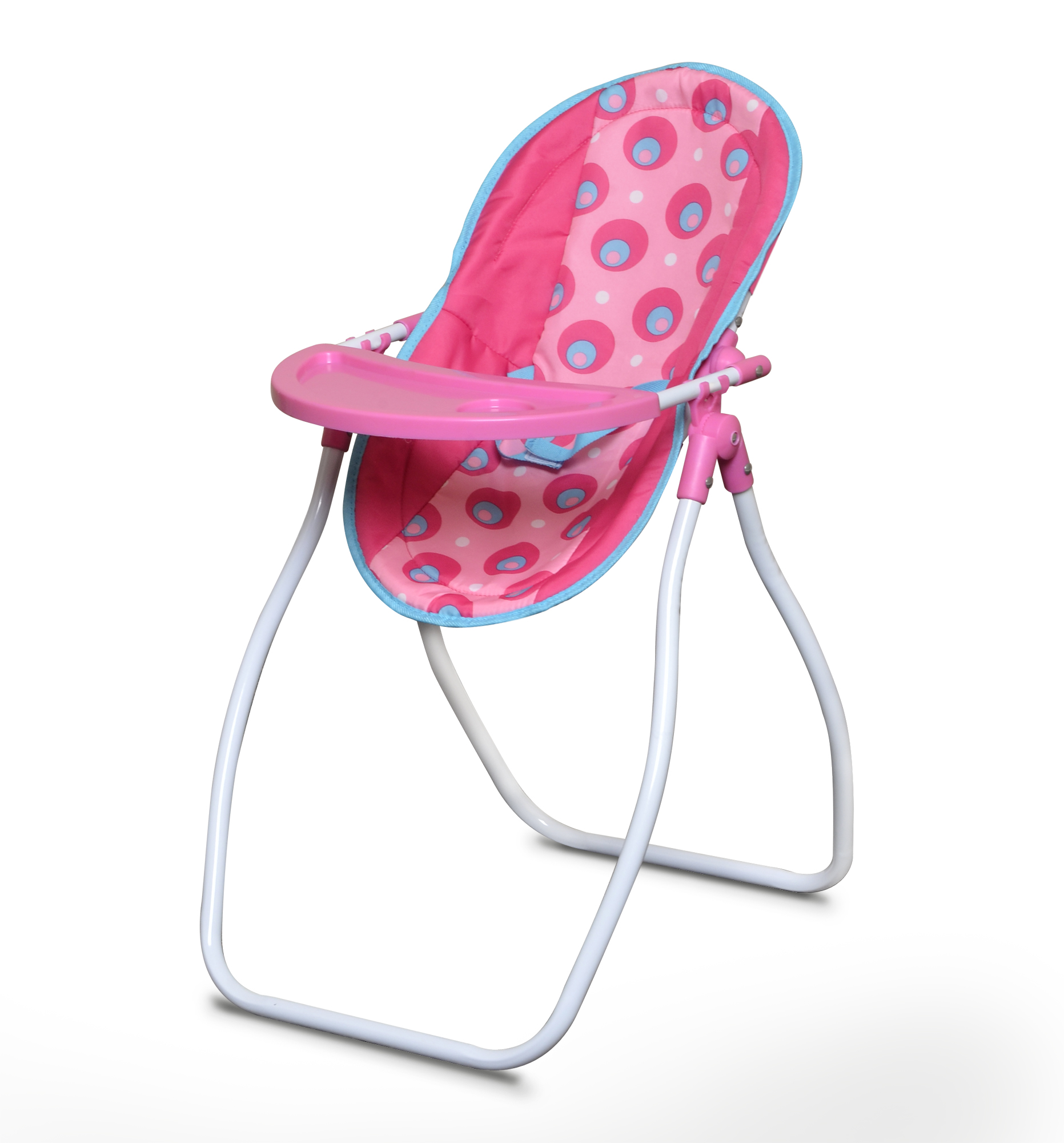 Highchair and Swing Carrier Seat Pink Doll Foldable Rocker Baby Toy 3in1 Combo eBay