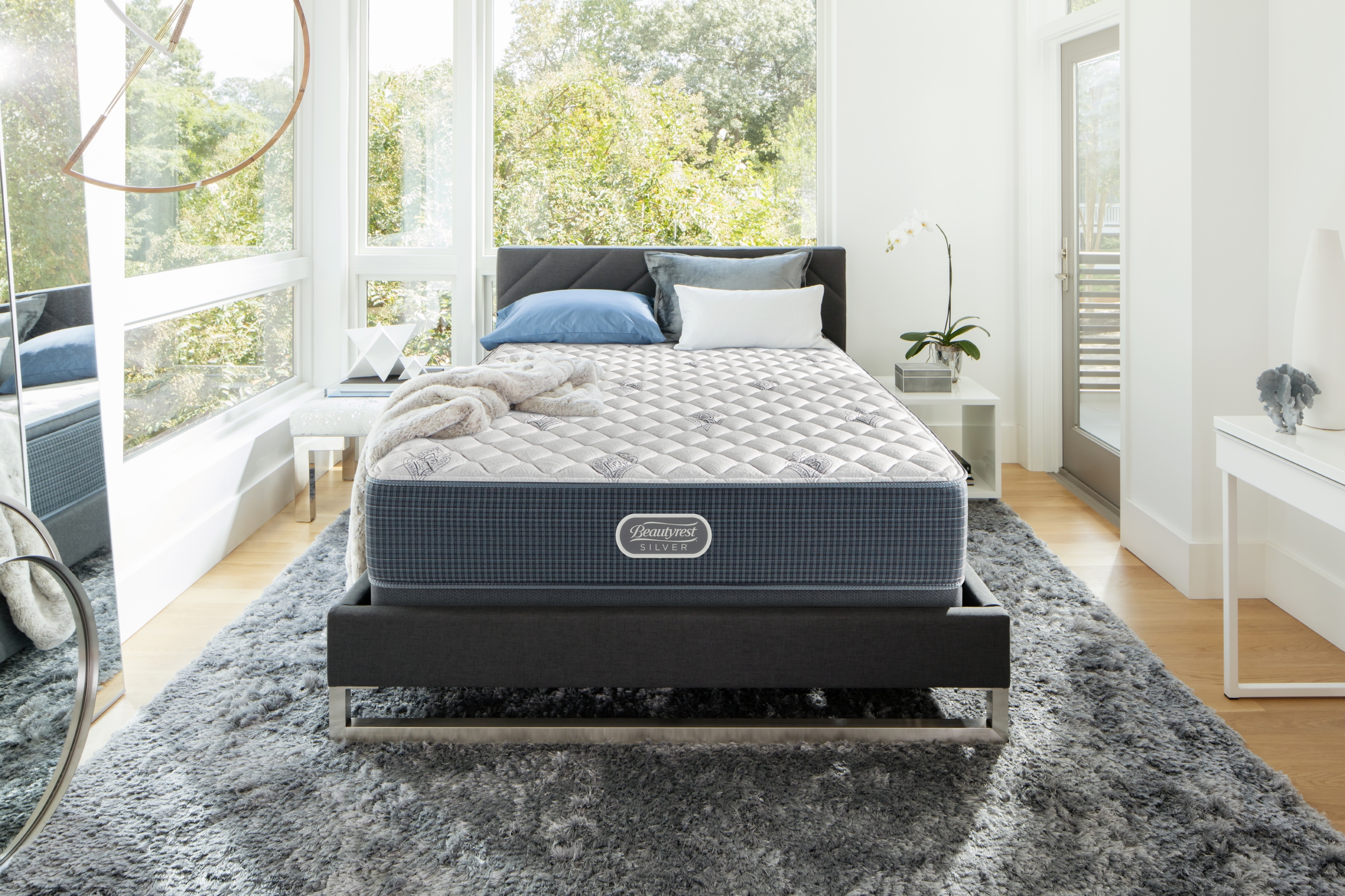 Beautyrest Silver Wavecrest Firm Queen Mattress