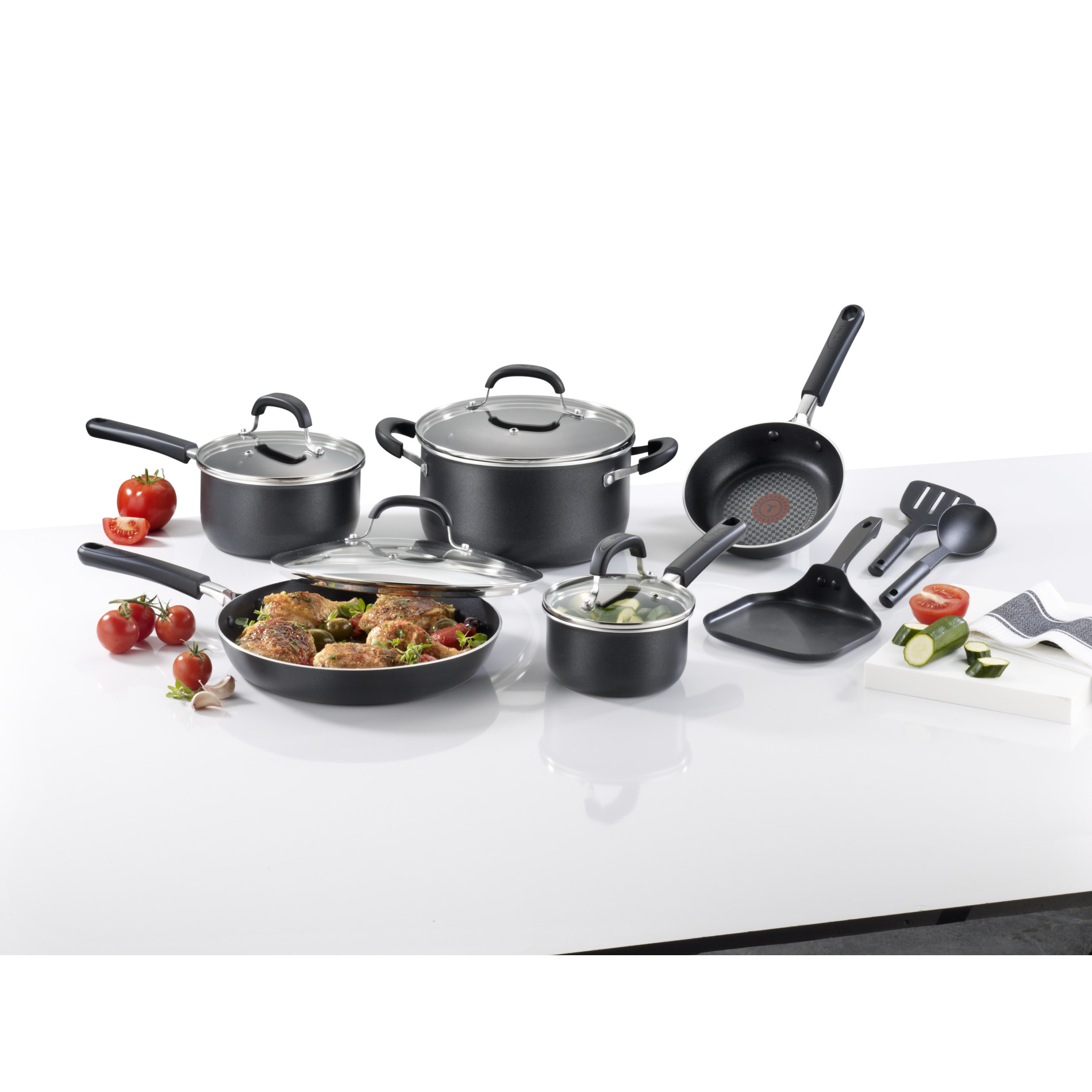 UPC 032406057203 product image for 12-Pc. Opticook Nonstick Titanium Cookware Set | upcitemdb.com
