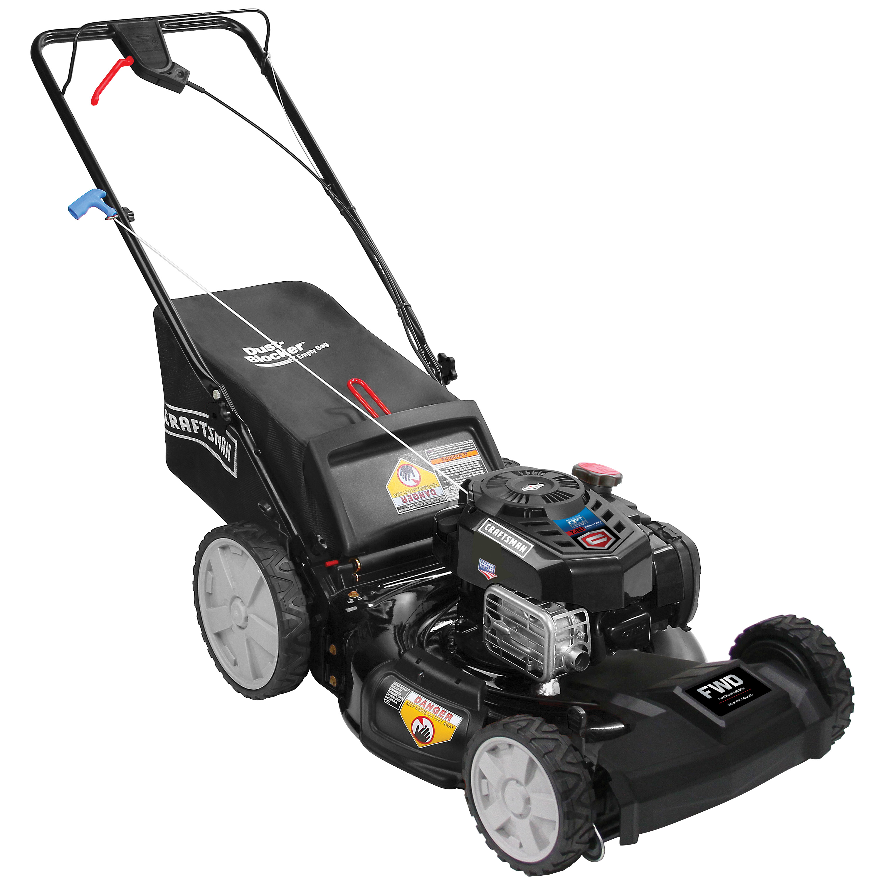Craftsman 163cc Just Check Add, Quiet Front Wheel Drive Lawn Mower w