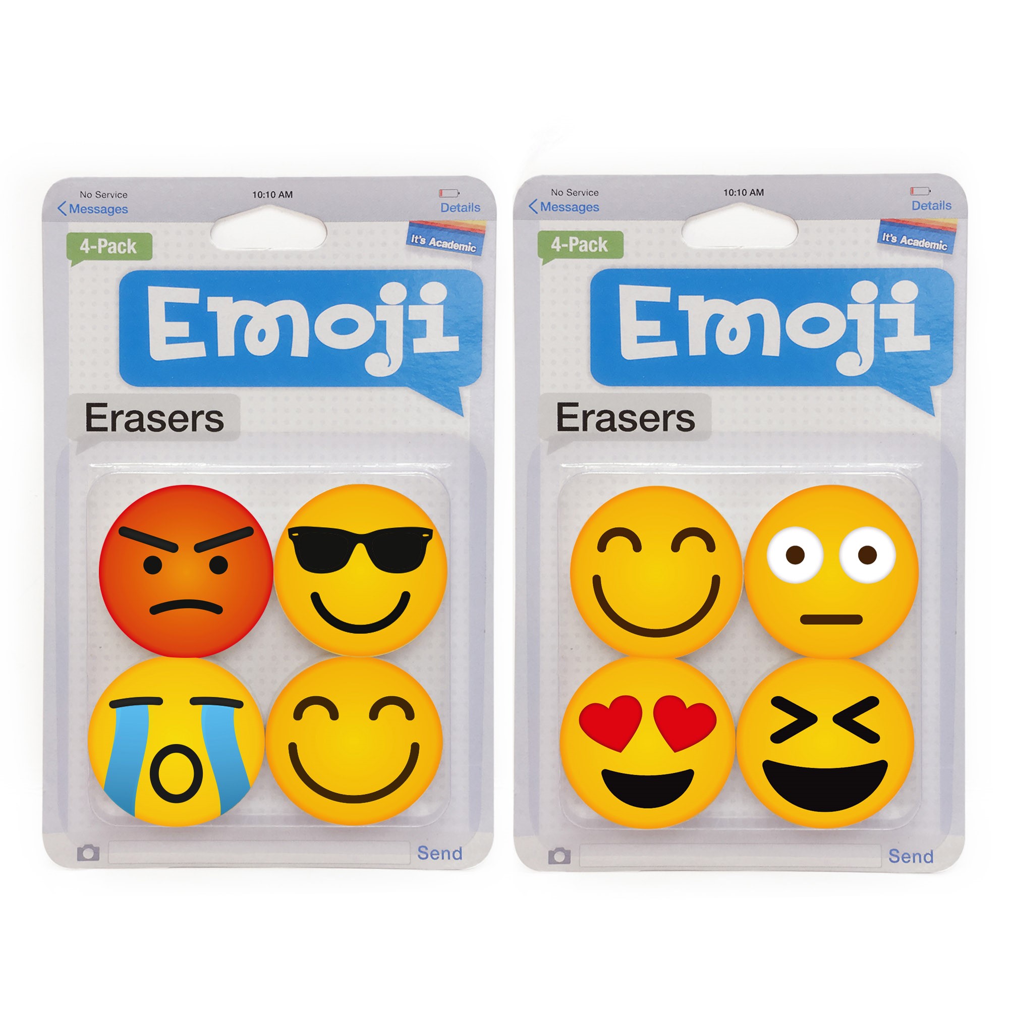 4 Pack Emoji Eraser Shop Your Way Online Shopping & Earn Points on