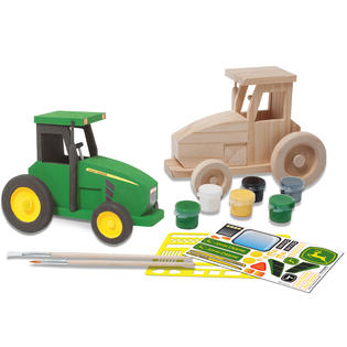 John Deere Kids Tractor Wood Craft Kit - Home - Crafts ...