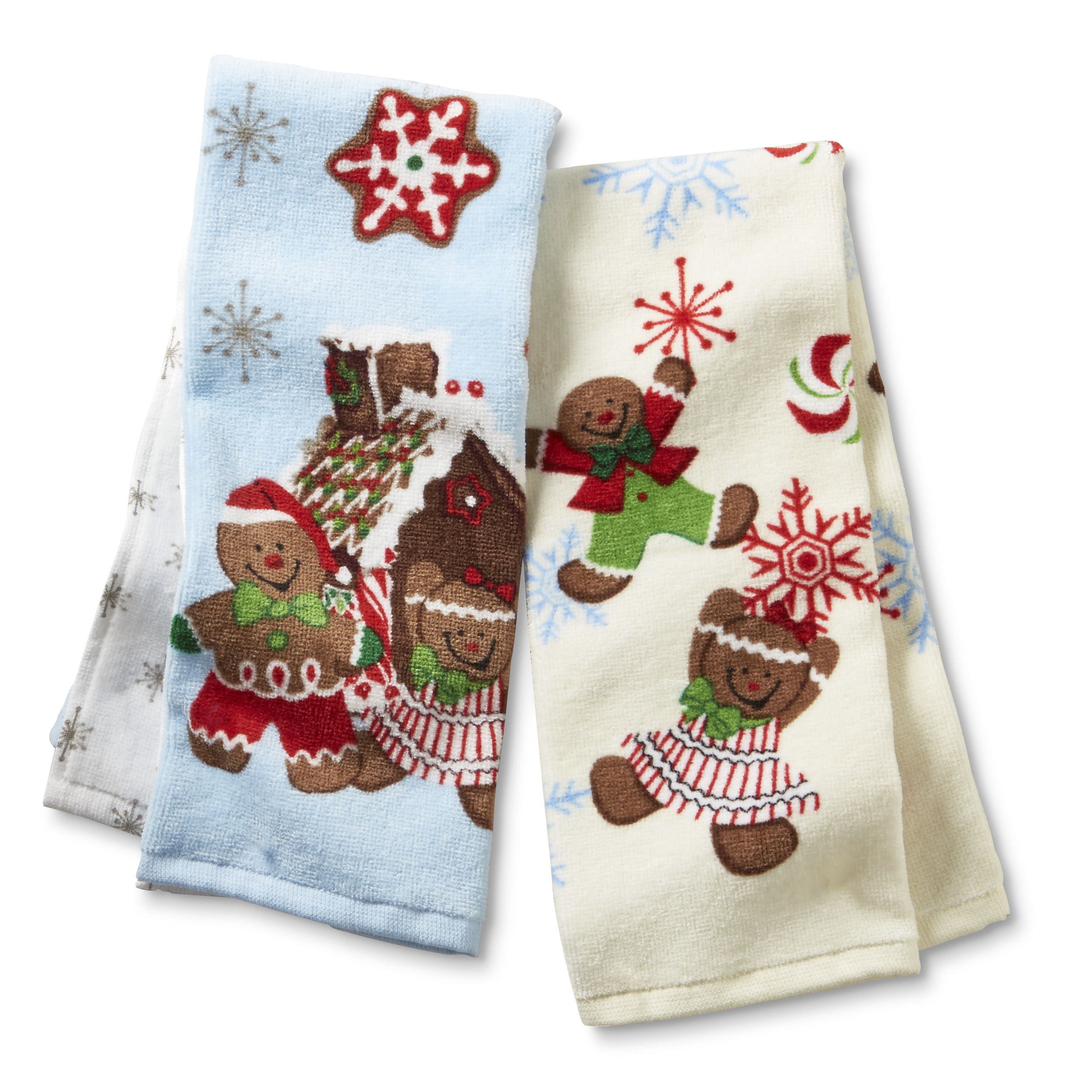 Trim A Home® 2-Pack Christmas Kitchen Towels - Gingerbread | Shop Your 