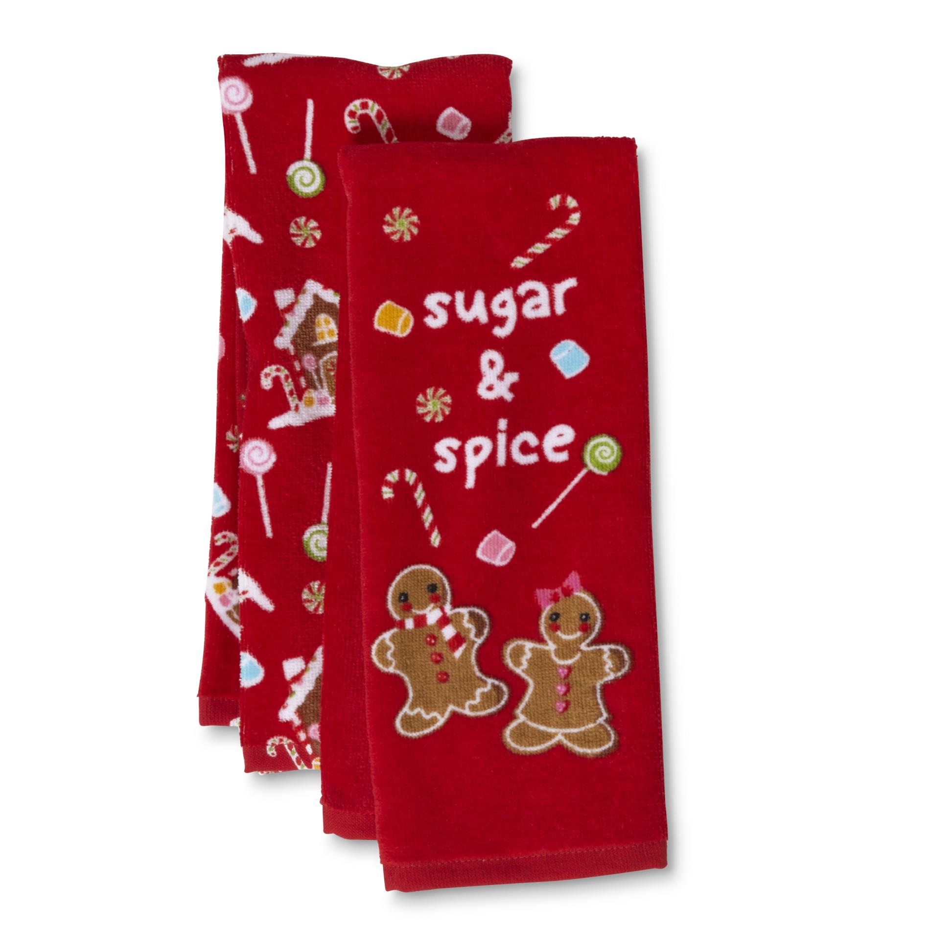 Trim A Home® 2Pack Christmas Kitchen Towels Gingerbread Men Shop