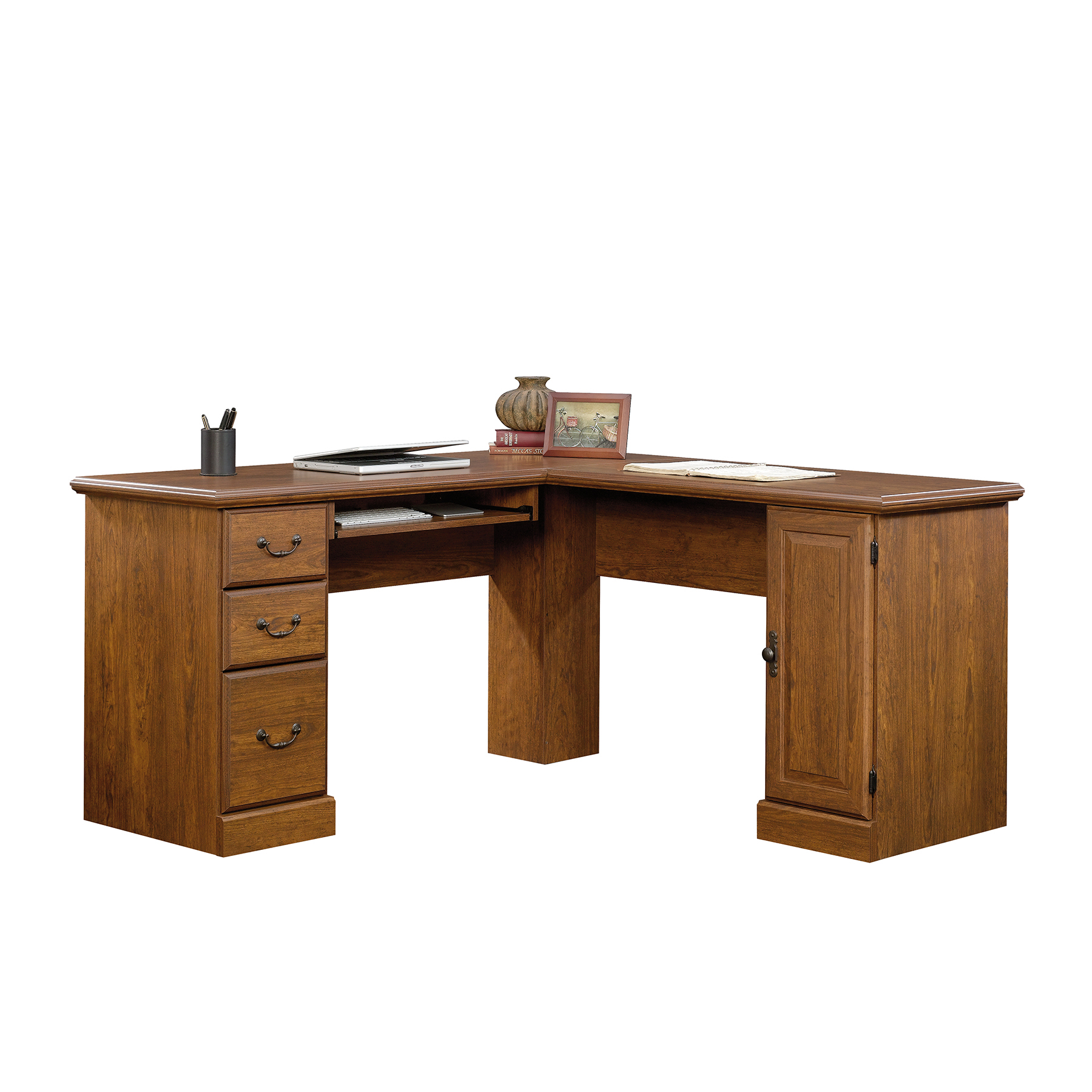 UPC 042666021982 product image for Sauder Round Traditional Table, Brown | upcitemdb.com